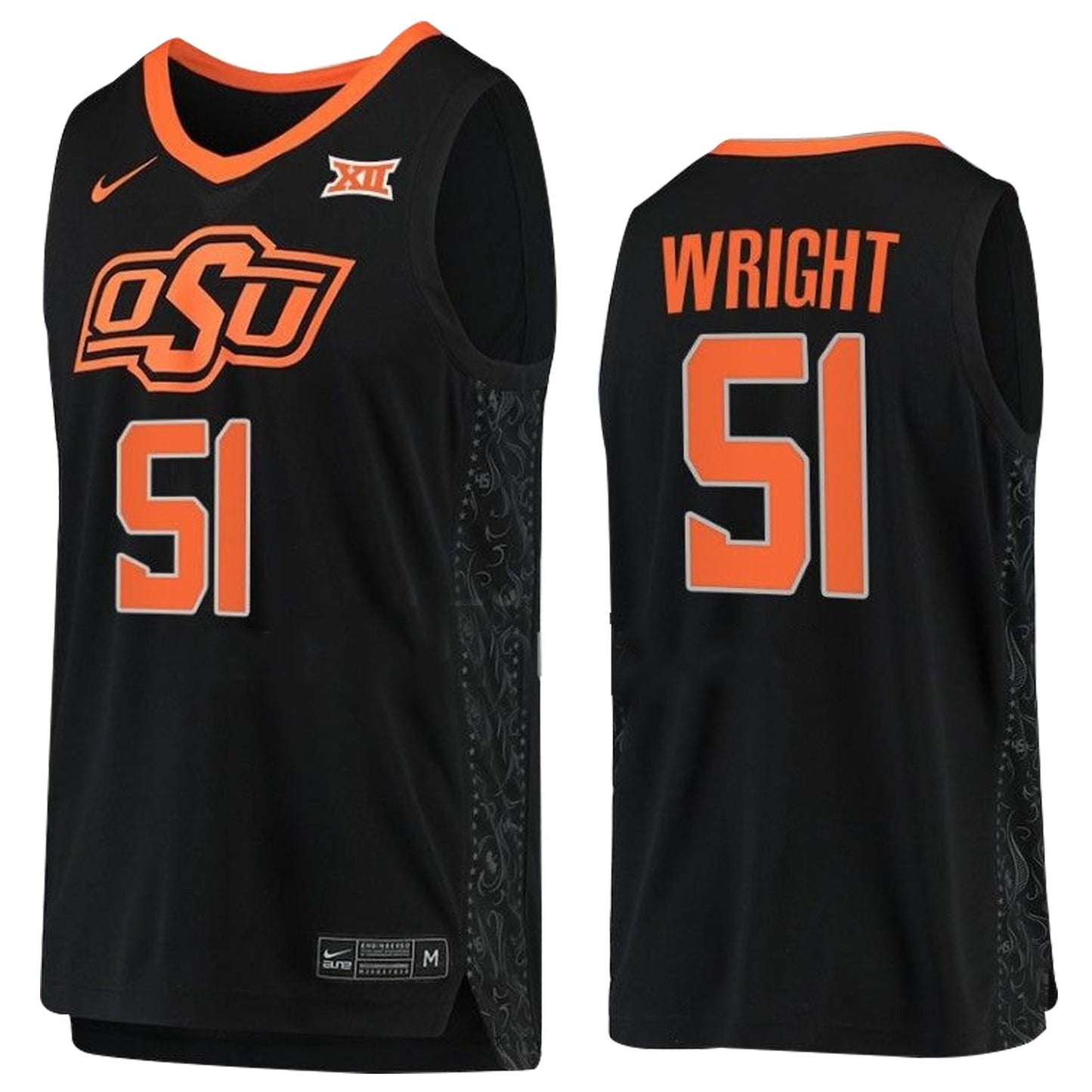 John-Michael Wright OSU Cowboys 51 Jersey