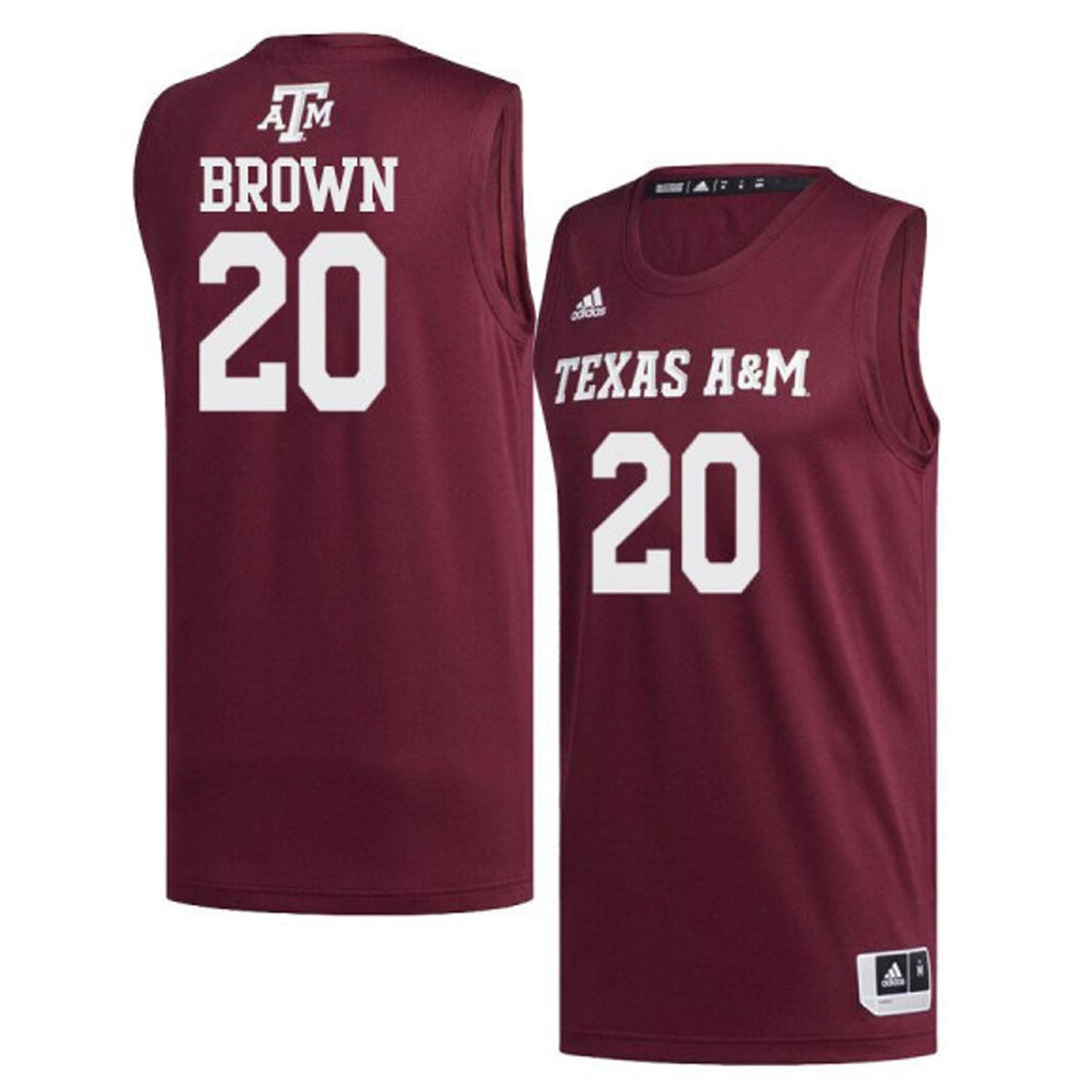 John Brown Texas A&M 20 Jersey