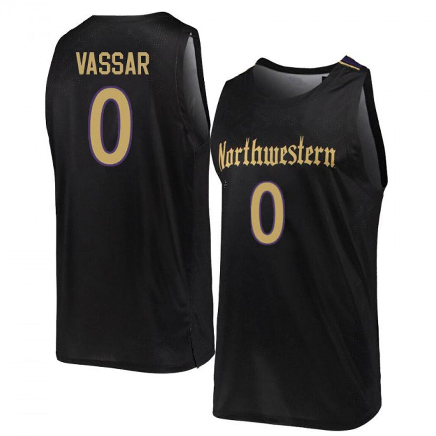 Johnnie Vassar Northwestern Wildcats 0 Jersey