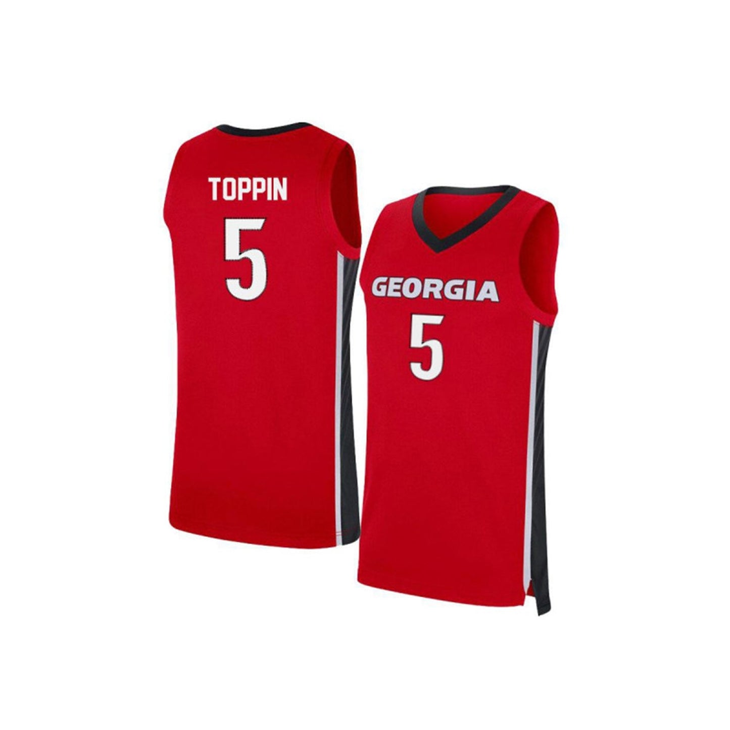 Jojo Toppin Georgia Bulldogs 5 Jersey