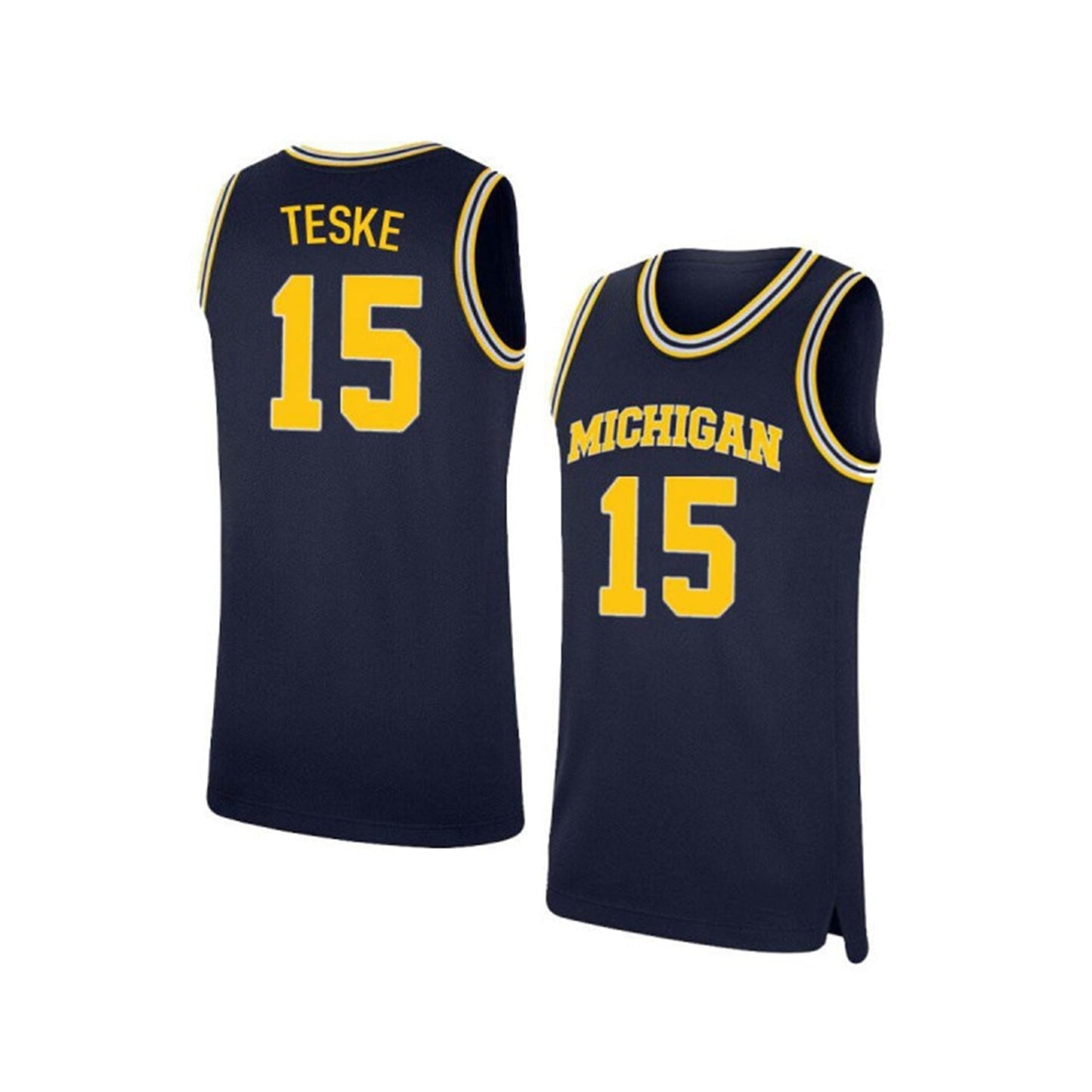 Jon Teske Michigan Wolverines 15 Jersey