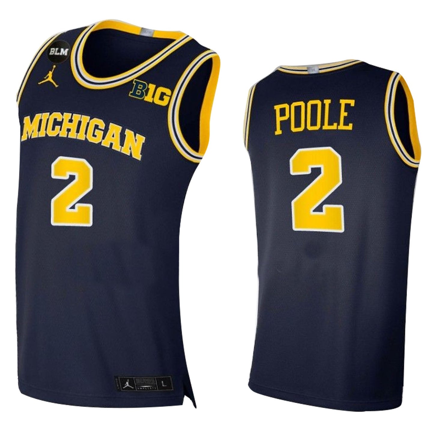 Jordan Poole Michigan Wolverines 2 Jersey