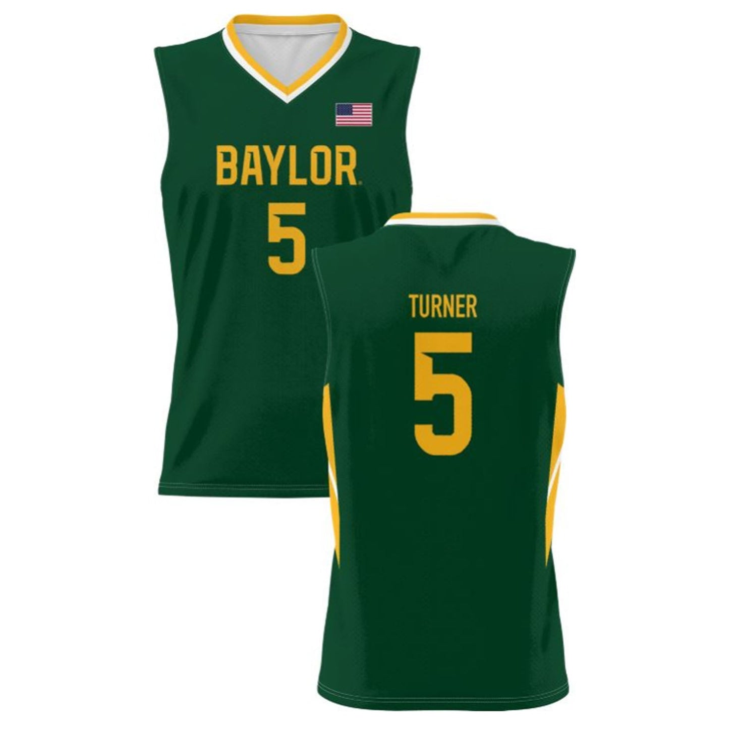 Jordan Turner Baylor Bears 5 Jersey