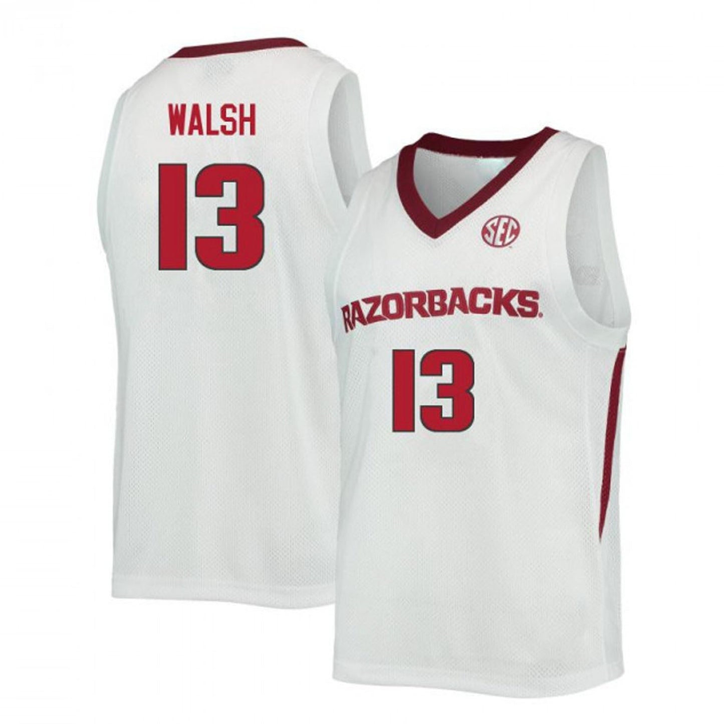 Jordan Walsh Arkansas Razorbacks 13 Jersey