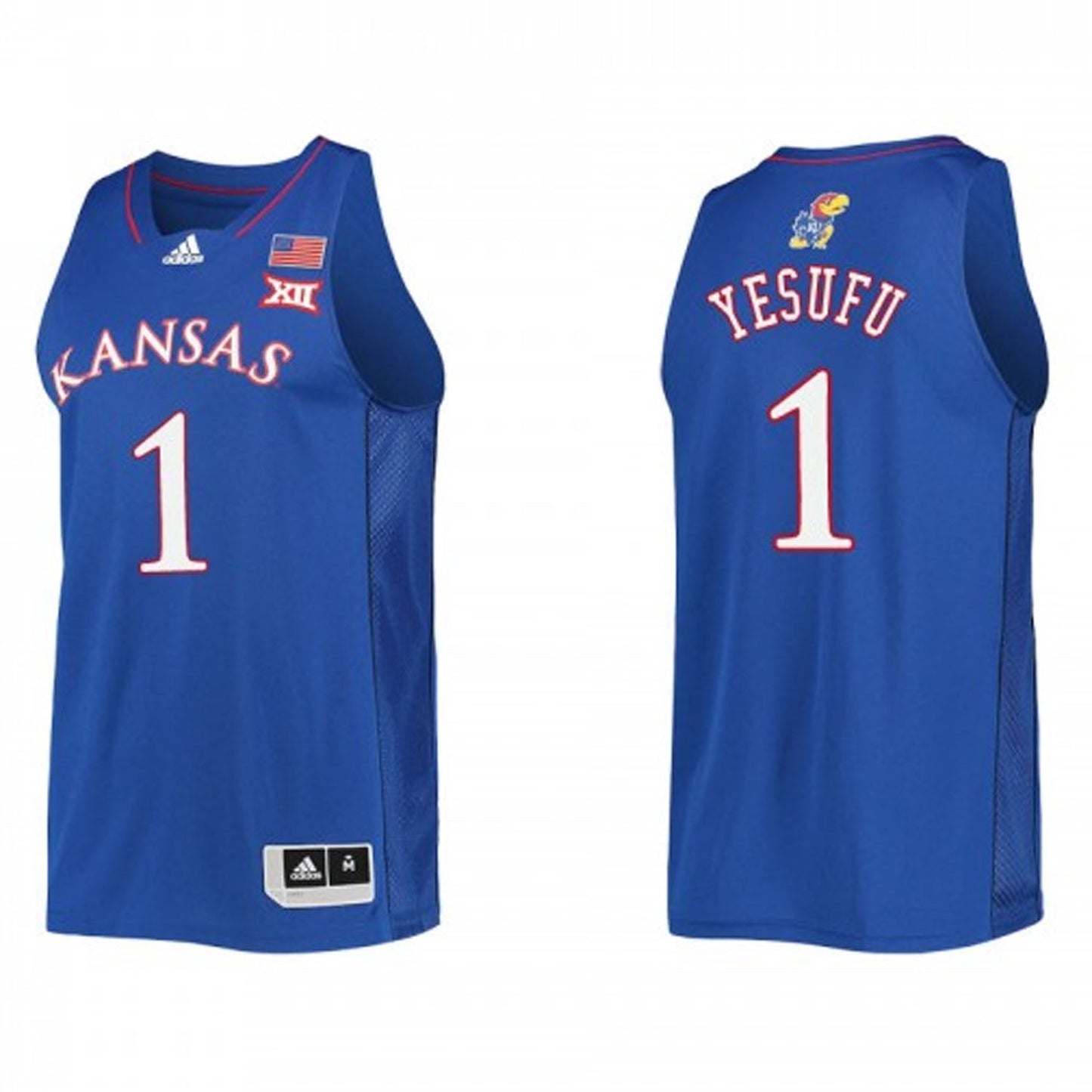 Joseph Yesufu Kansas Jayhawks 1 Jersey