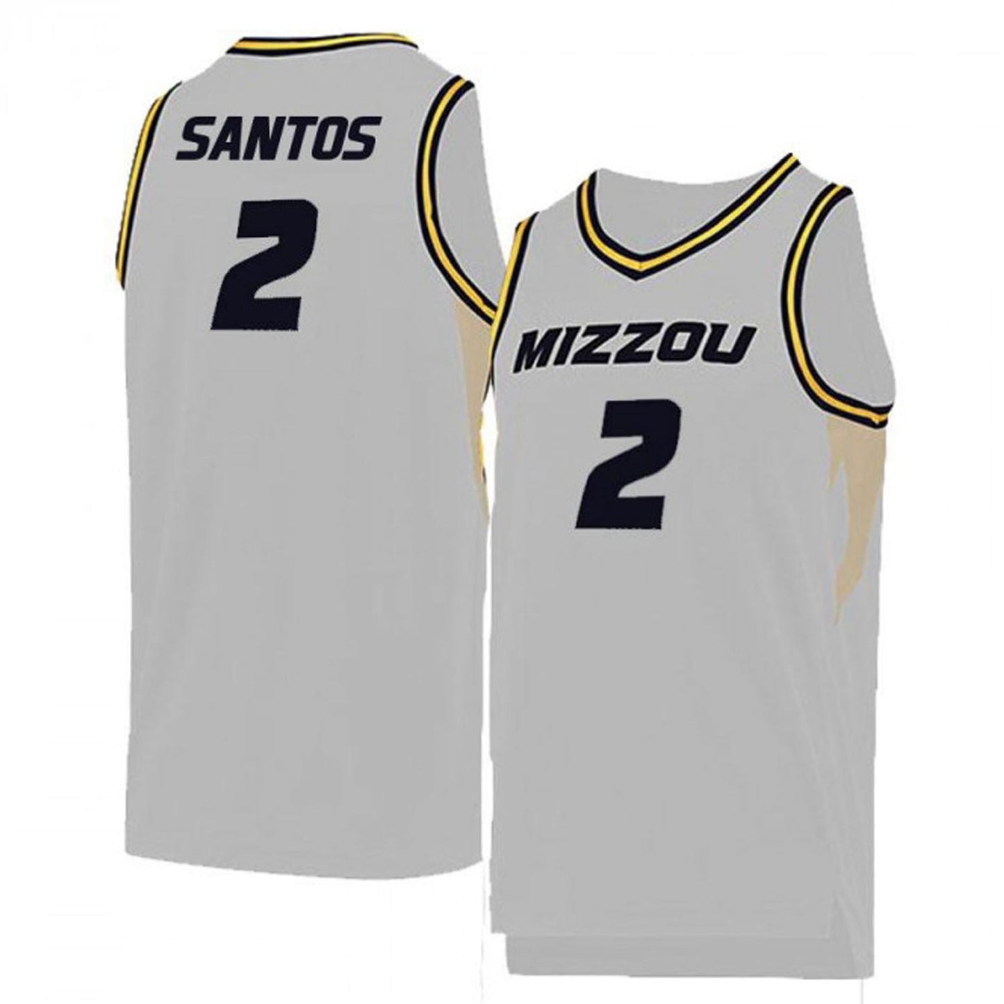 K.J. Santos Missouri Tigers 2 Jersey
