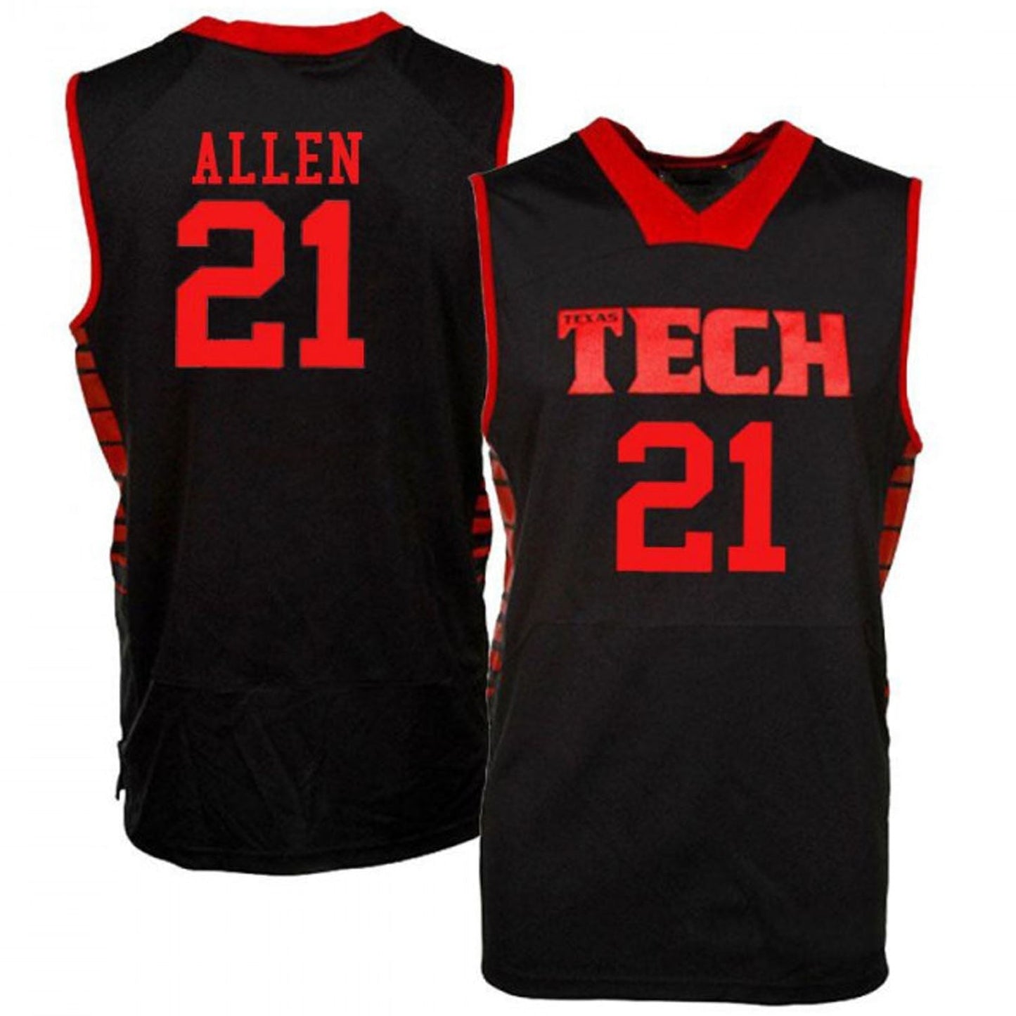 KJ Allen Texas Tech Red Raiders 21 Jersey