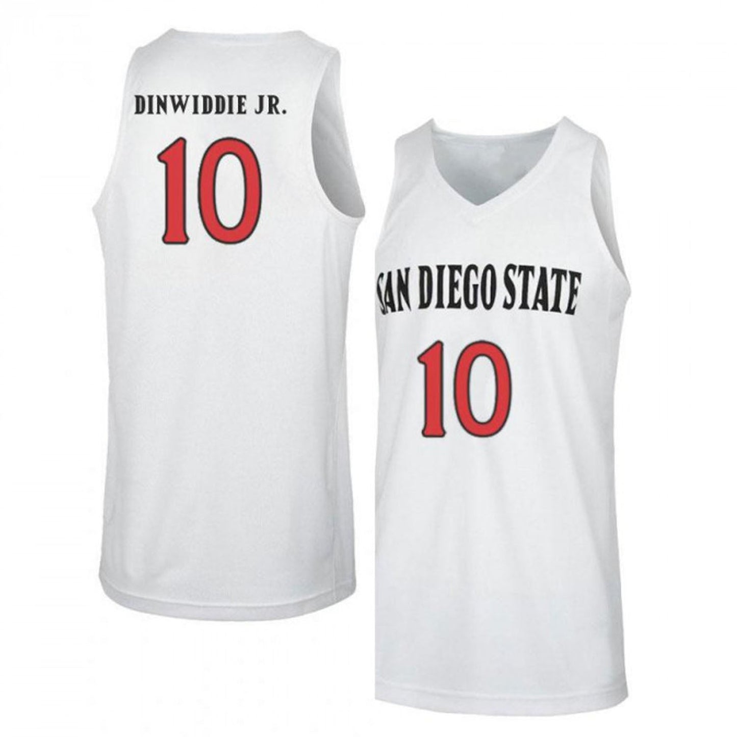 Keith Dinwiddie Jr San Diego State Aztecs 10 Jersey