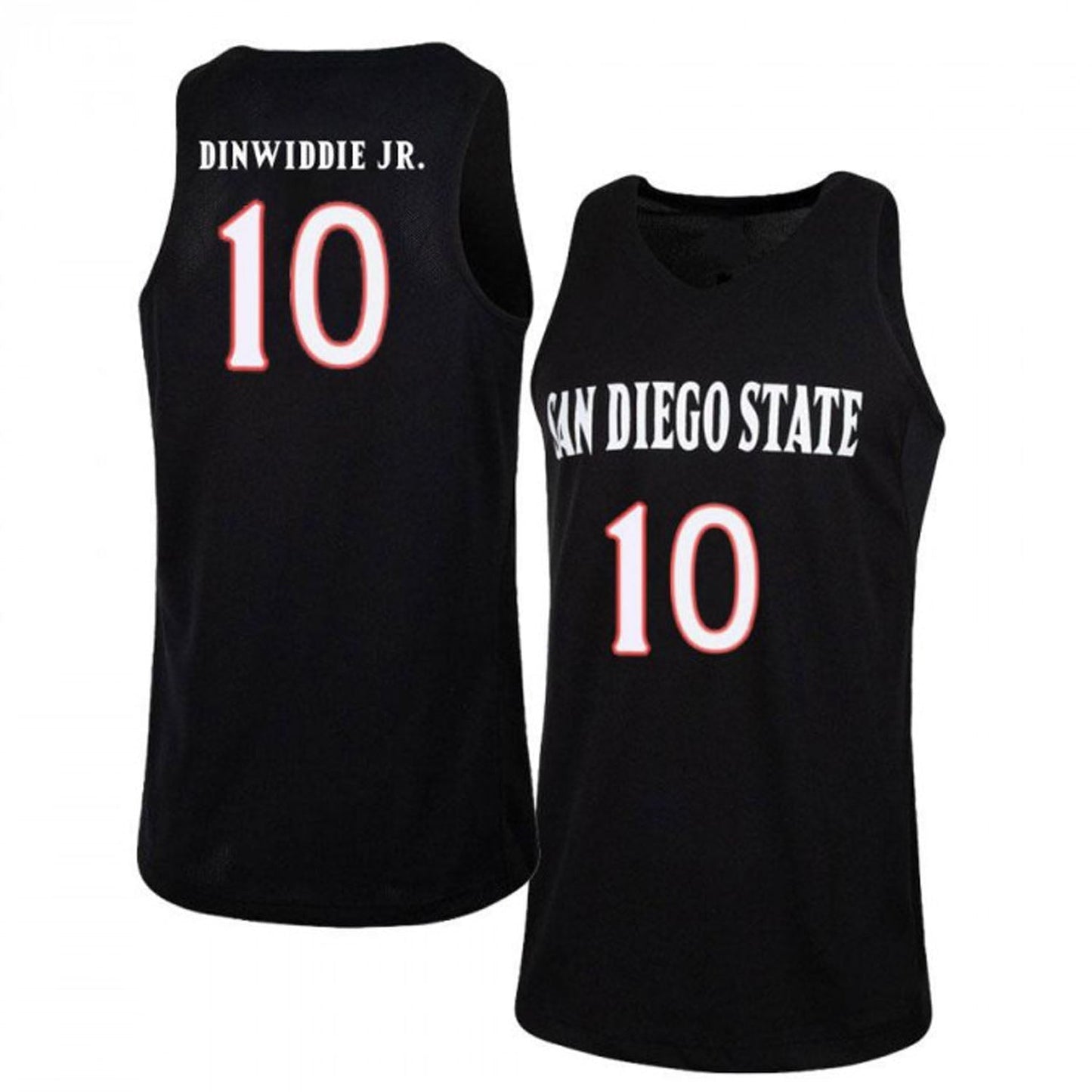 Keith Dinwiddie Jr San Diego State Aztecs 10 Jersey