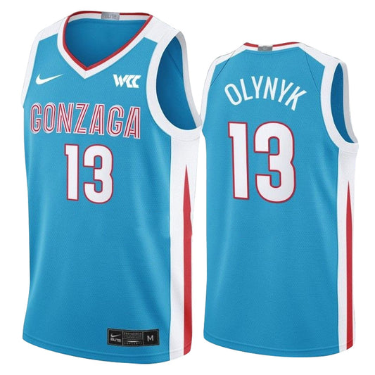 Kelly Olynyk Gonzaga Bulldogs 13 Jersey