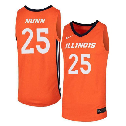 Kendrick Nunn Illinois Fighting Illini 25 Jersey
