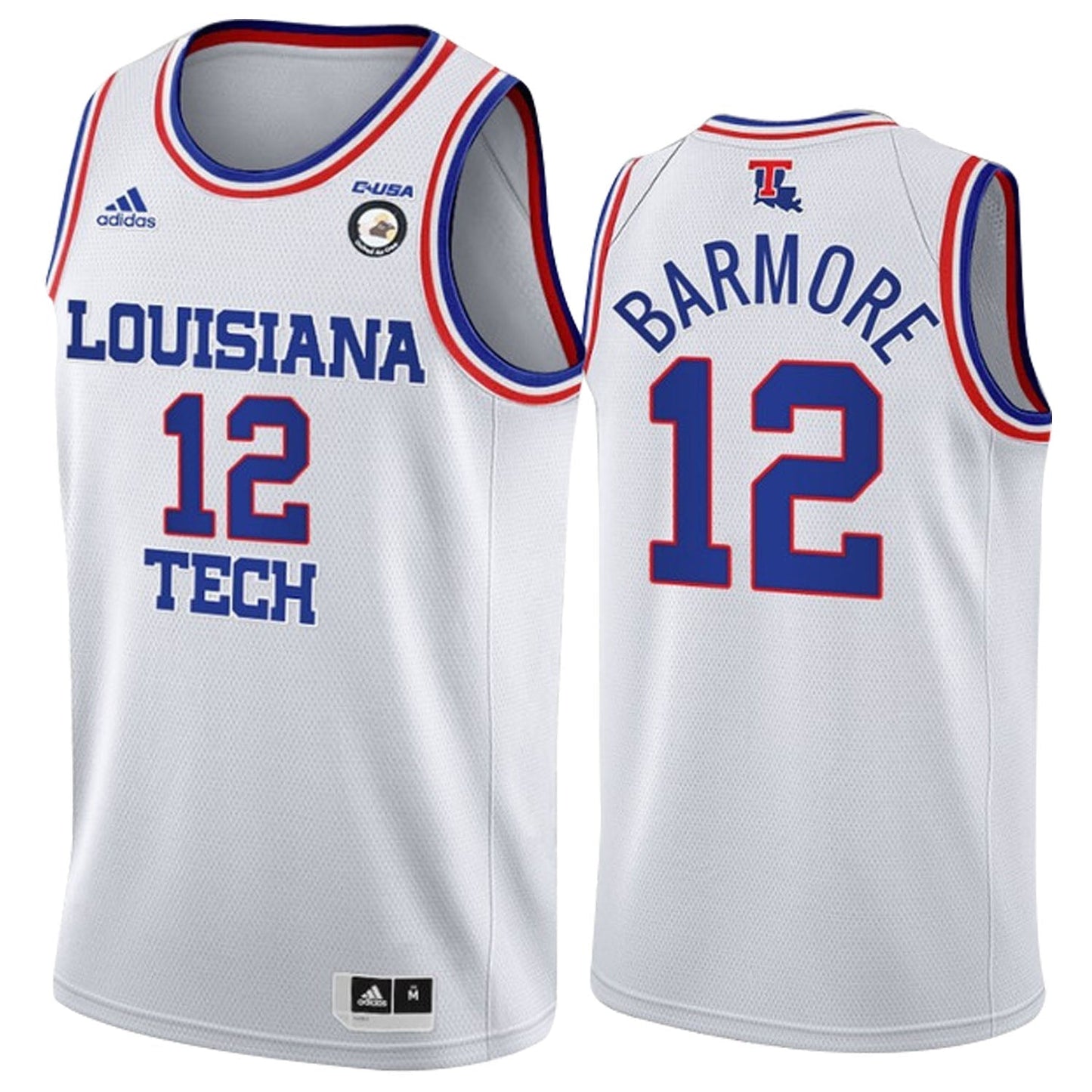 Leon Barmore Louisiana Tech Bulldogs 12 Jersey