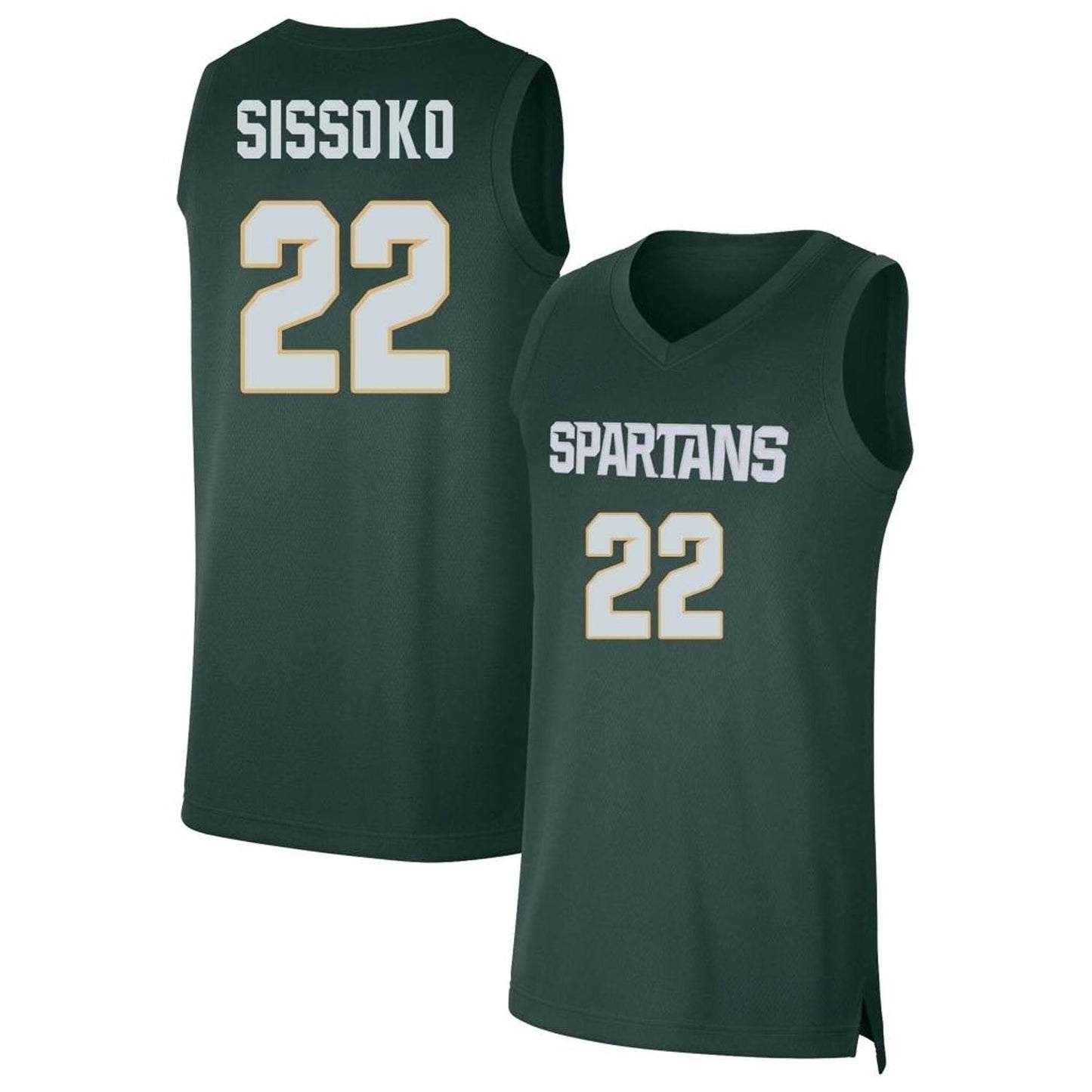 Mady Sissoko Michigan State Spartans 22 Jersey