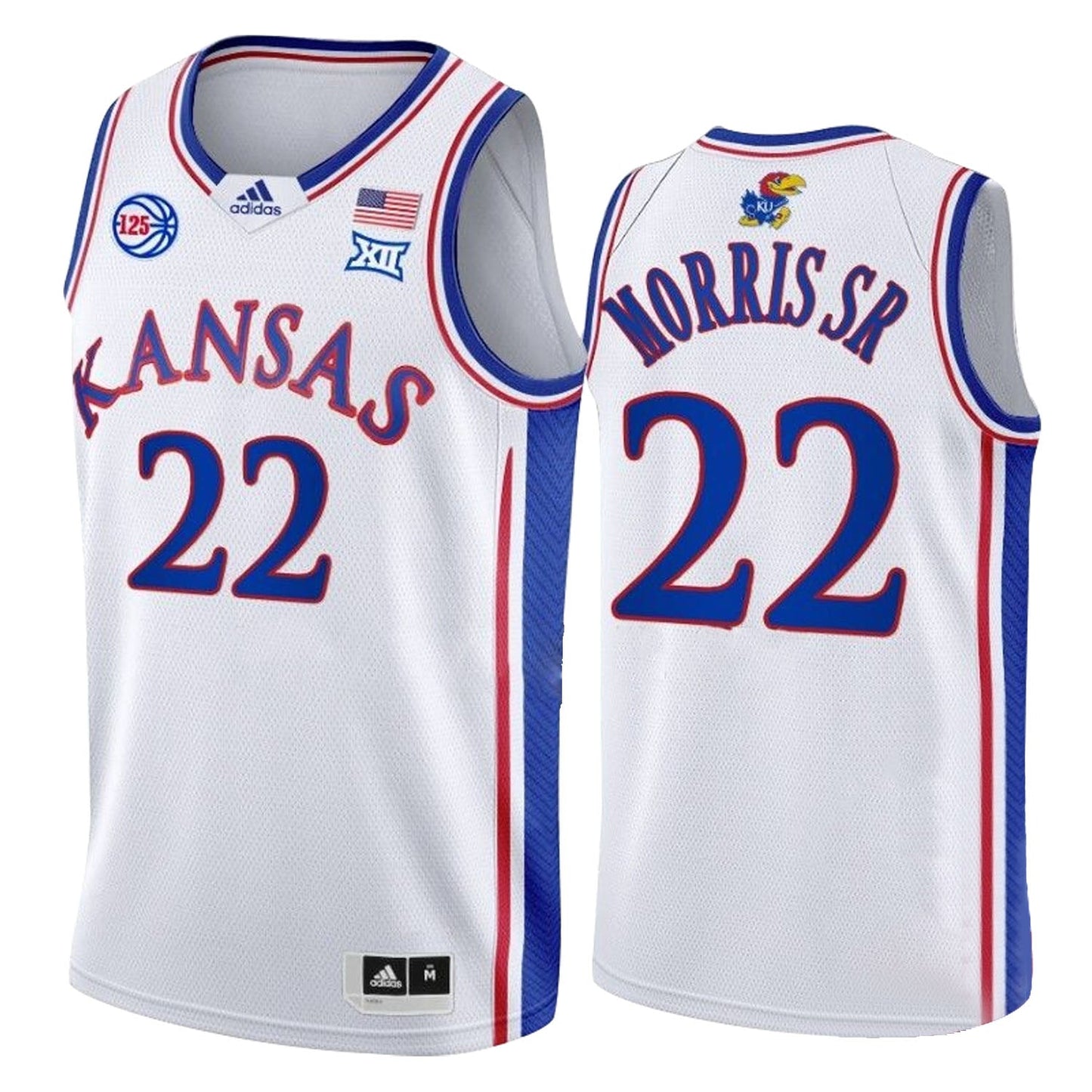 Marcus Morris Sr. Kansas Jayhawks 22 Jersey
