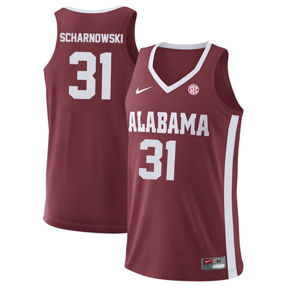 Max Scharnowski Alabama Crimson Tide 31 Jersey