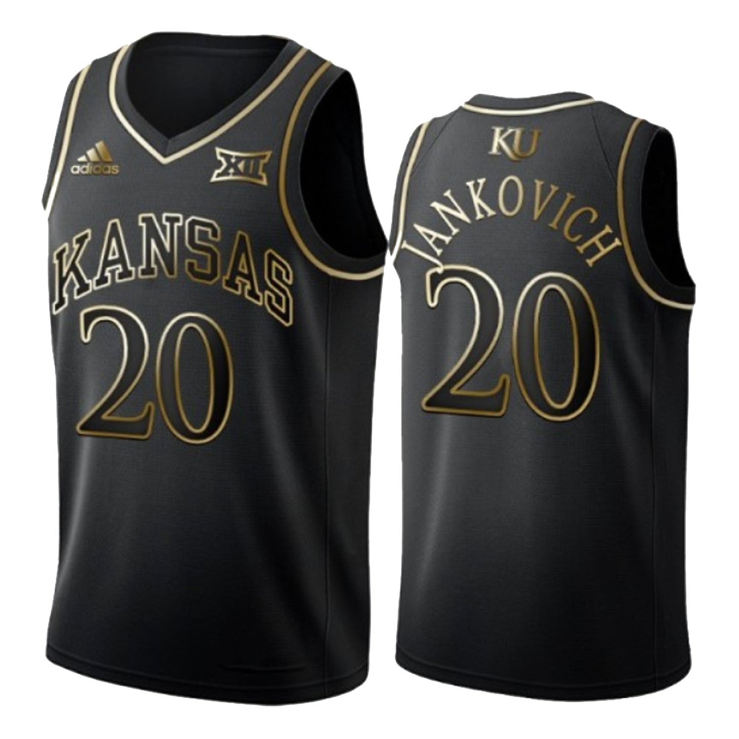 Michael Jankovich Kansas Jayhawks 20 Jersey
