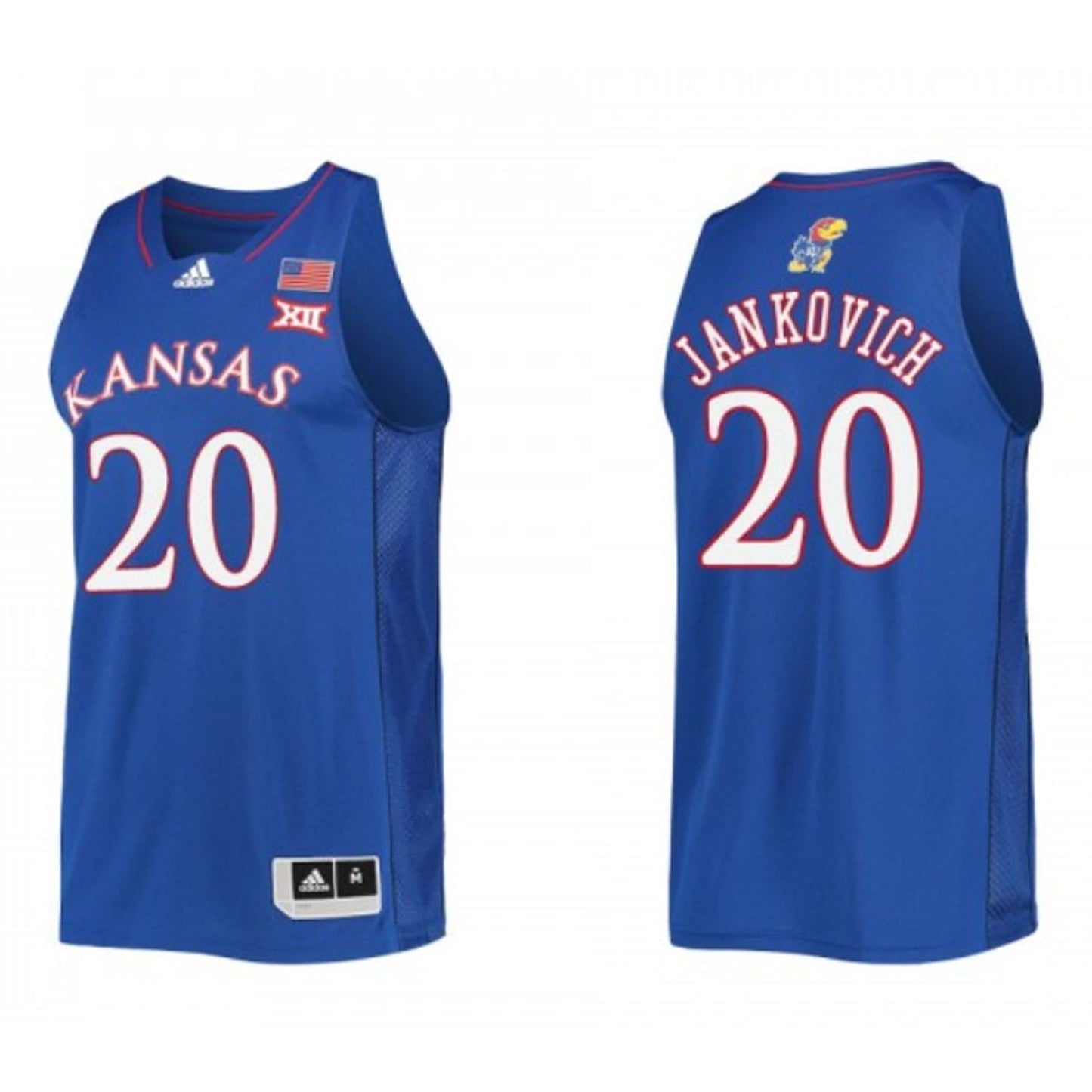 Michael Jankovich Kansas Jayhawks 20 Jersey
