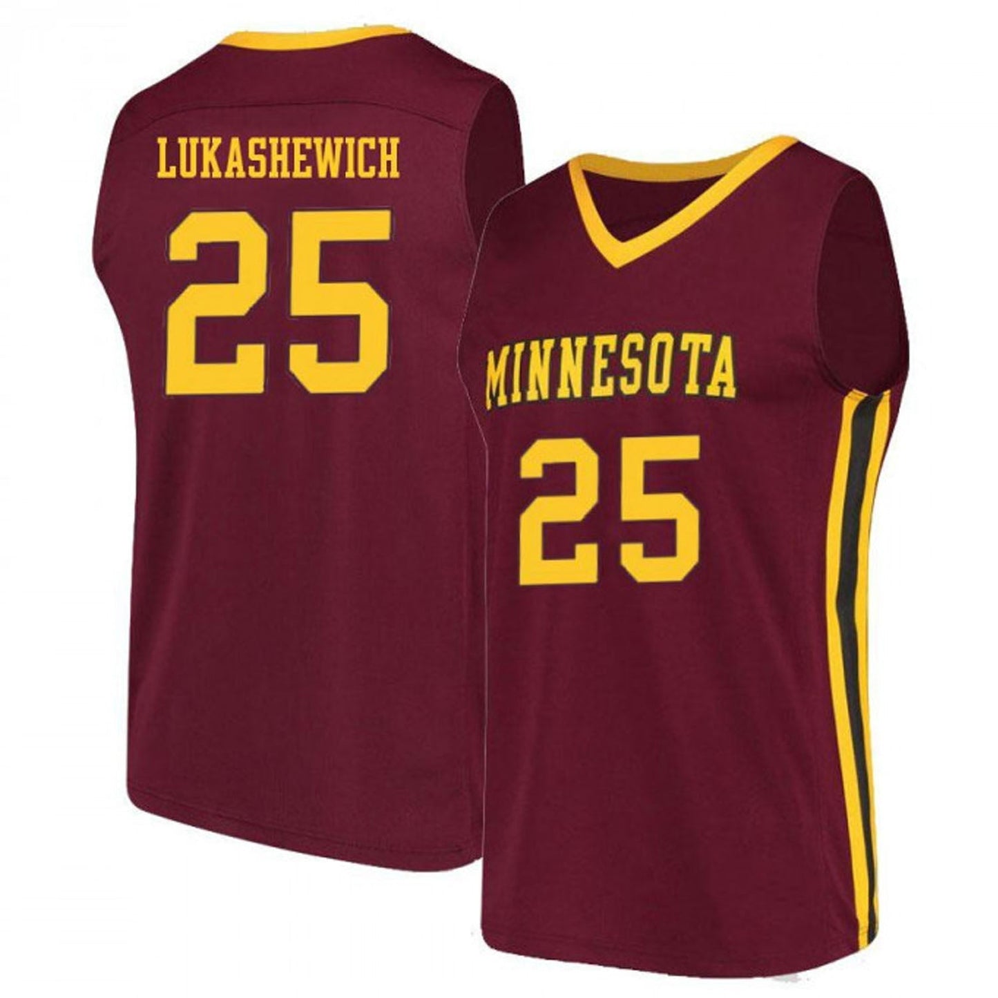 Mike Lukashewich Minnesota Golden Gophers 25 Jersey