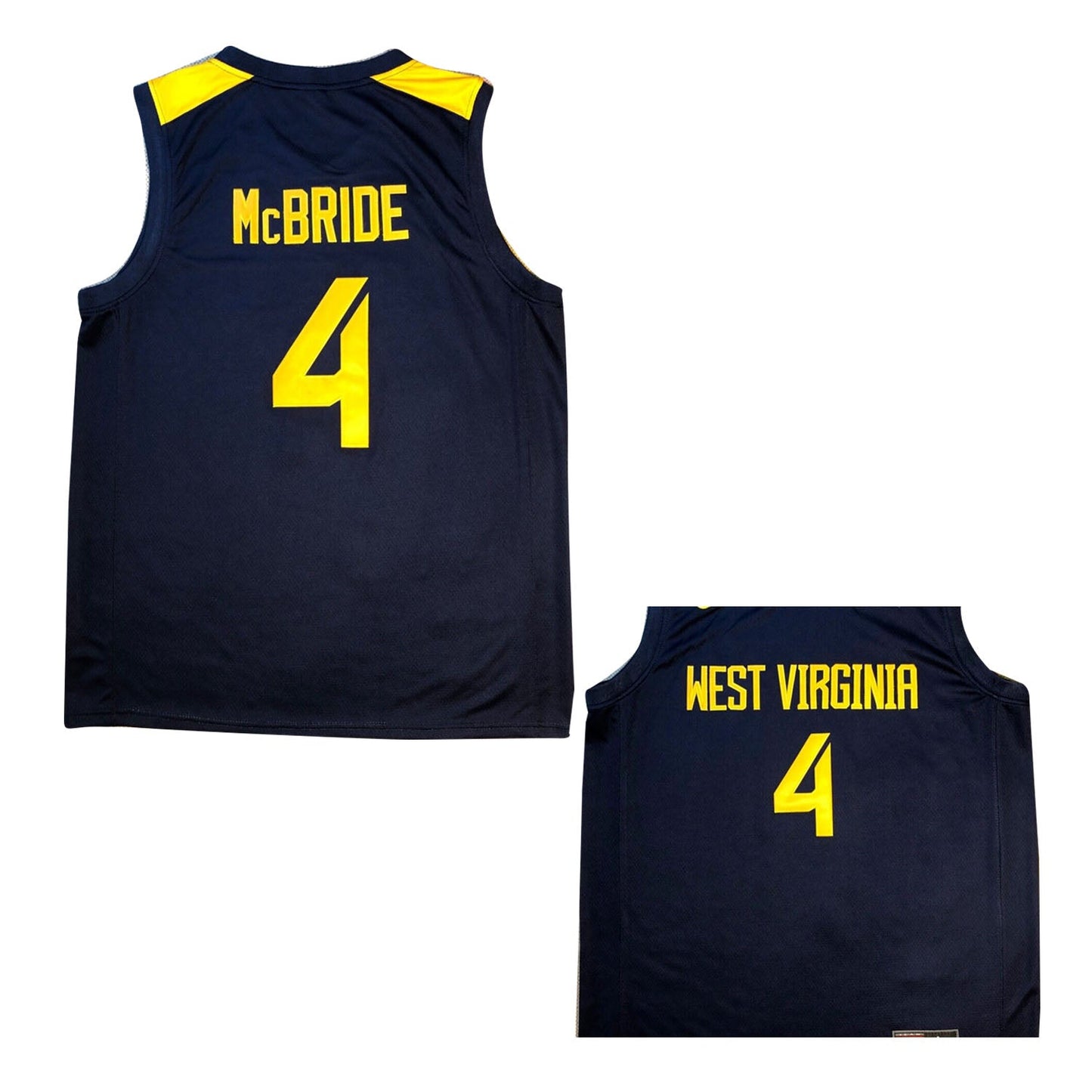 Miles McBride West Virginia Mountaineers 4 Jersey