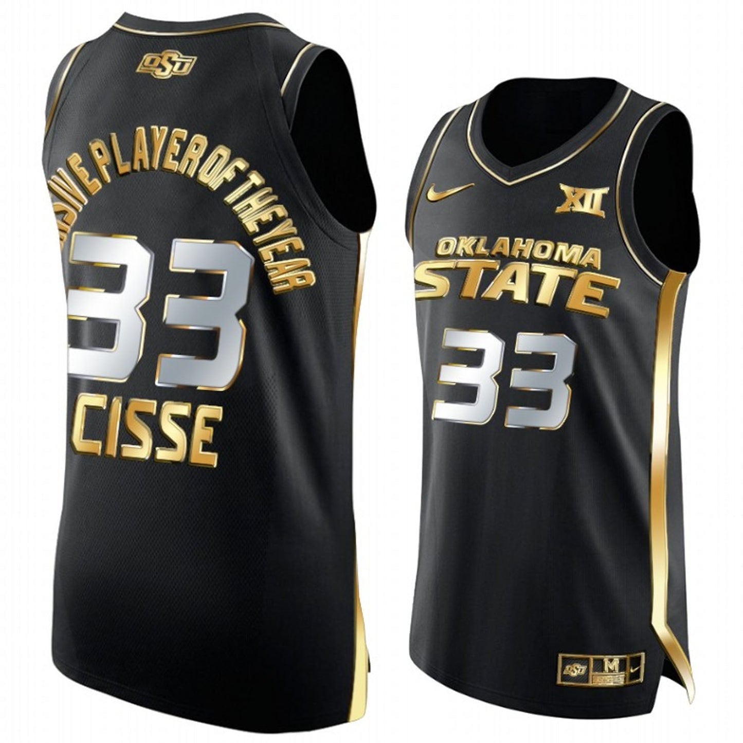 Moussa Cisse  OSU Cowboys 33 Jersey