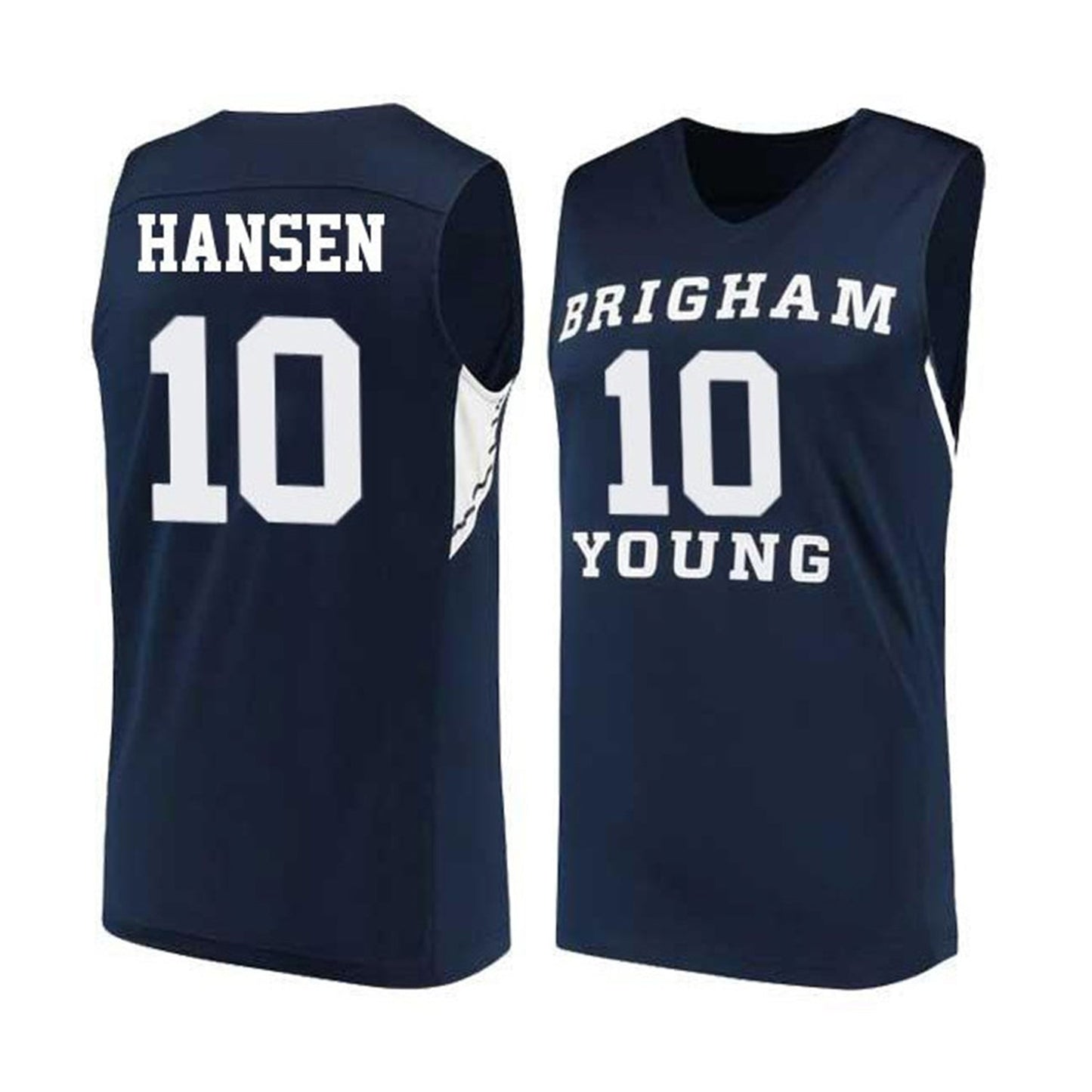Nate Hansen BYU Cougars 10 Jersey