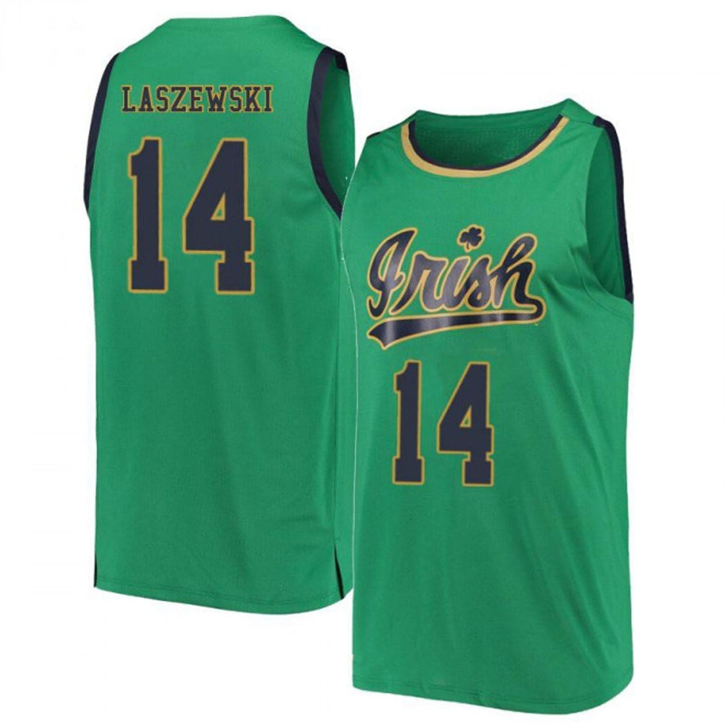 Nate Laszewski Notre Dame Fighting Irish 14 Jersey
