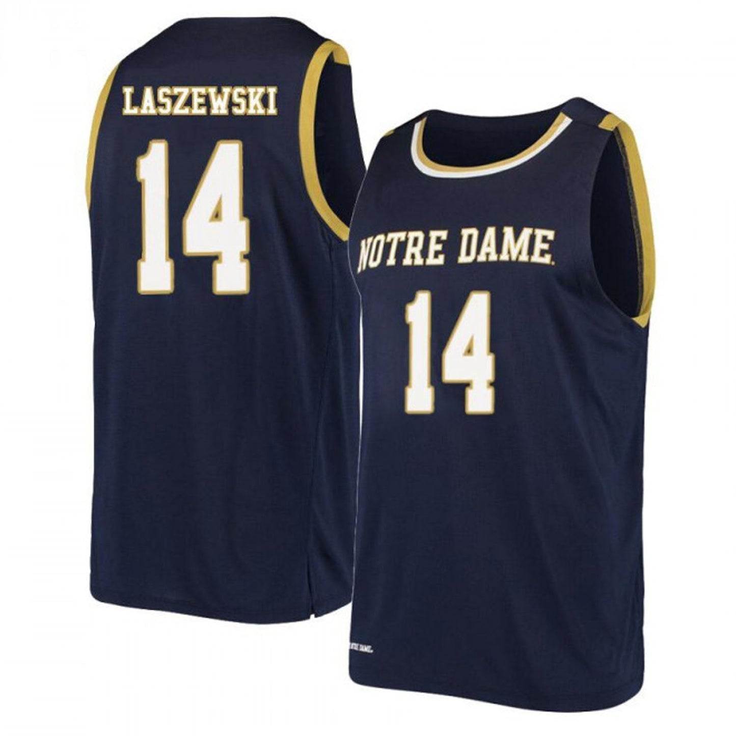 Nate Laszewski Notre Dame Fighting Irish 14 Jersey