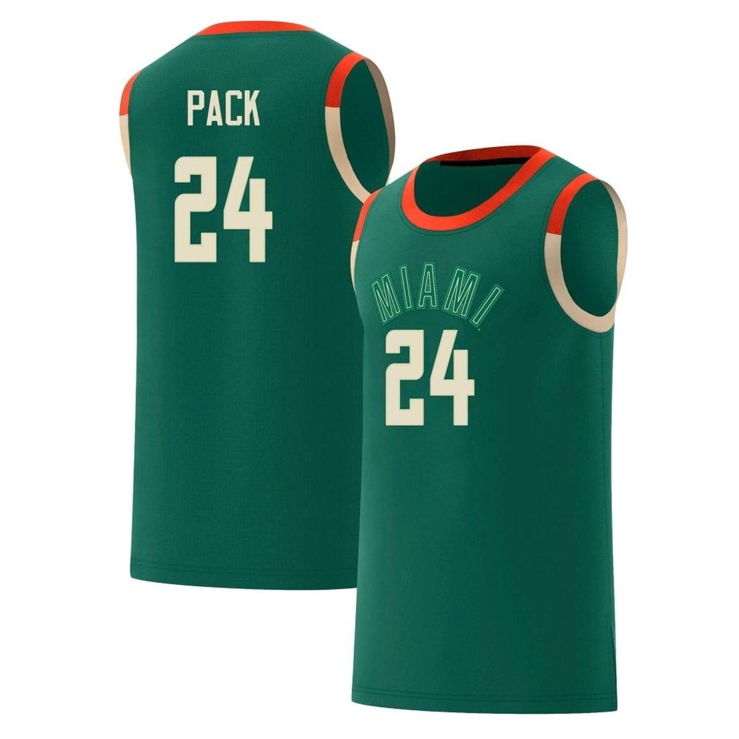 Nijel Pack Miami Hurricanes 24 Jersey