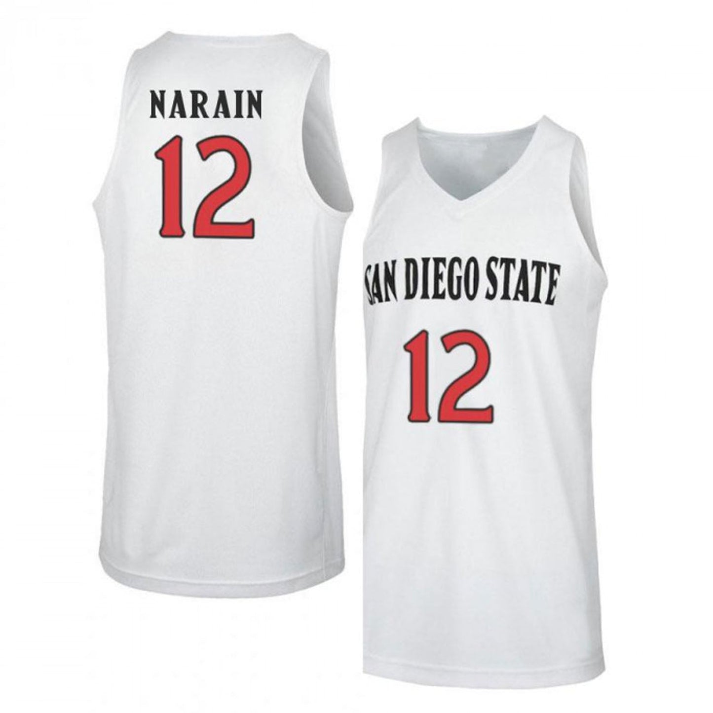 Nolan Narain San Diego State Aztecs 12 Jersey