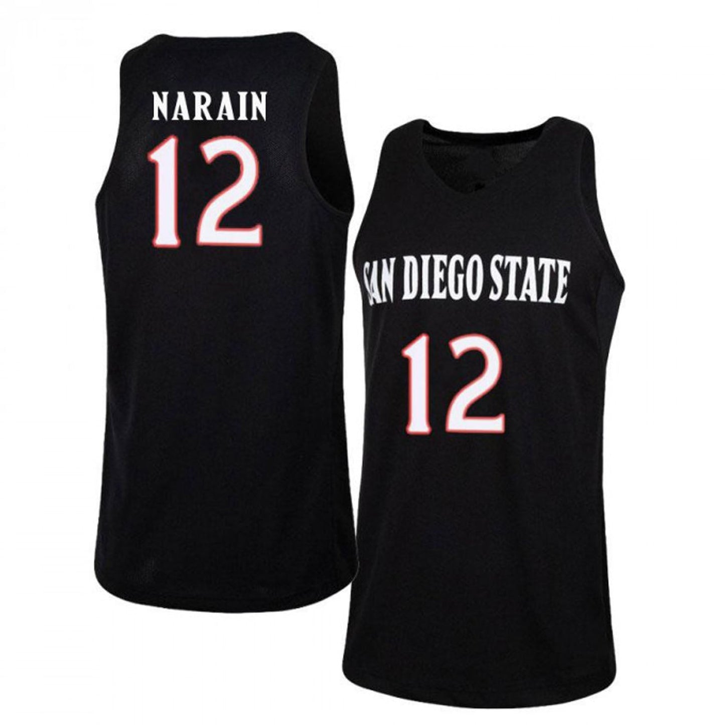 Nolan Narain San Diego State Aztecs 12 Jersey