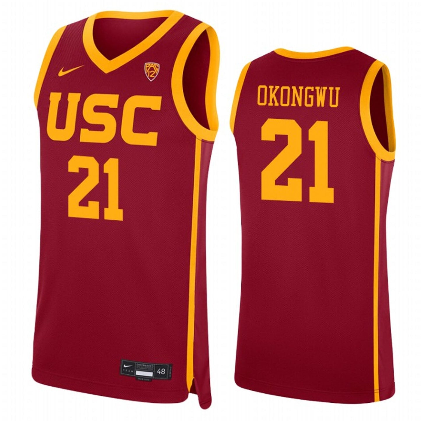 Onyeka Okongwu USC Trojans 21 Jersey
