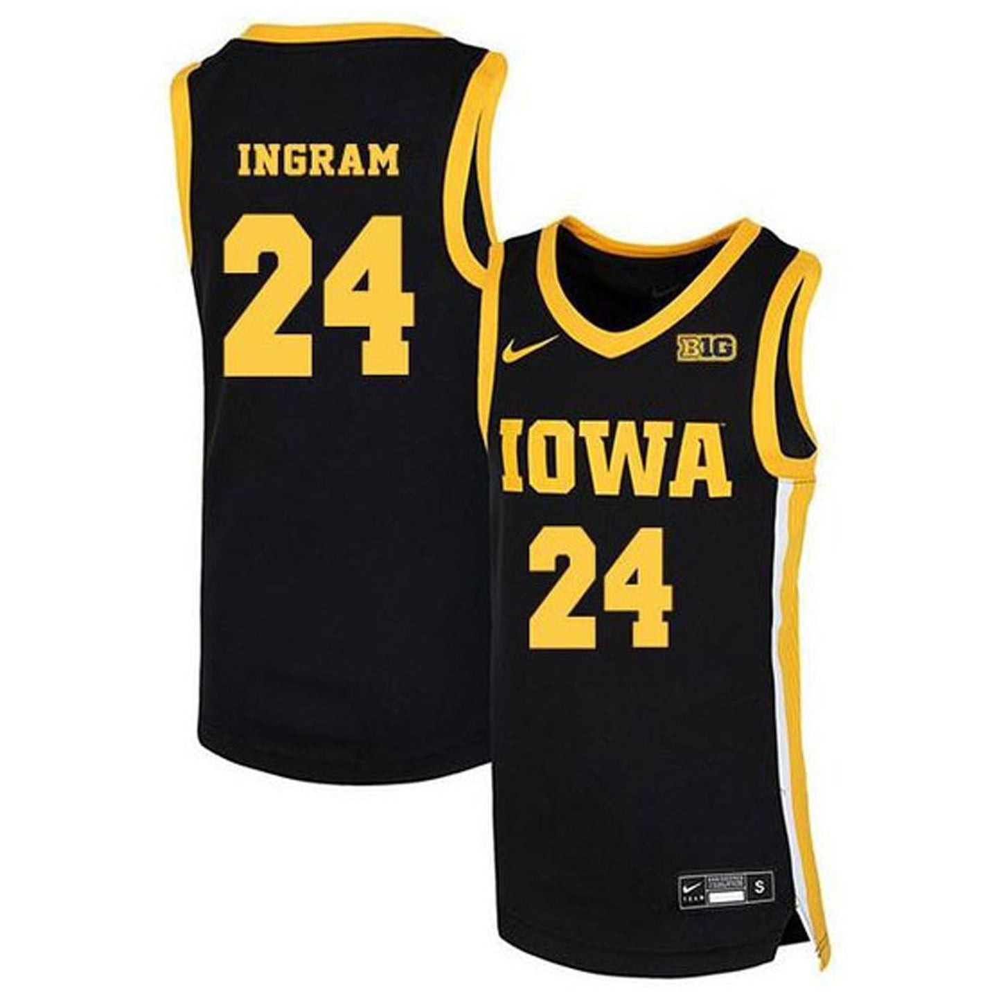 Pat Ingram Iowa Hawkeyes 24 Jersey