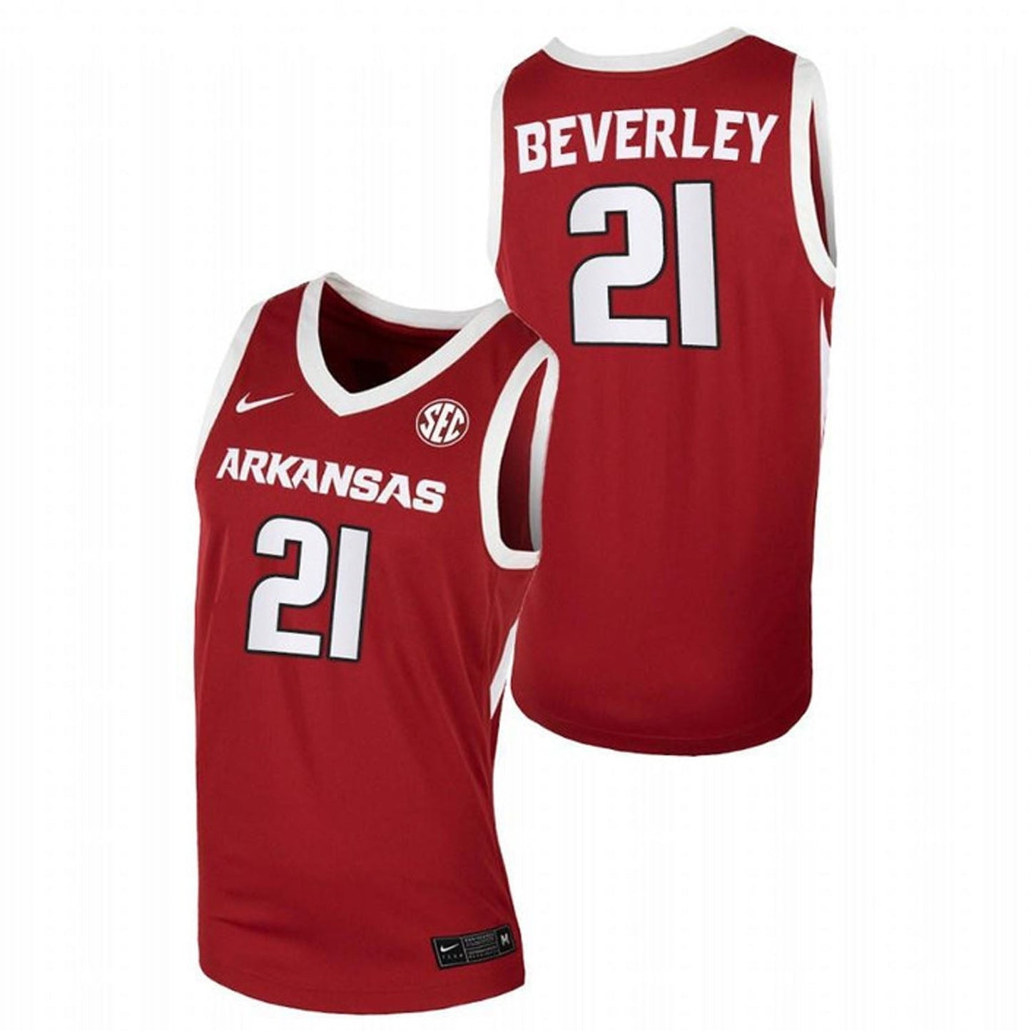 Patrick Beverley Arkansas Razorbacks 21 Jersey