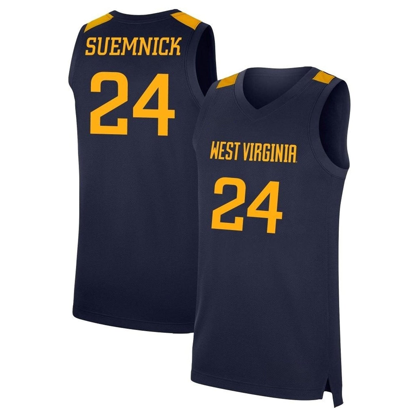 Patrick Suemnick West Virginia Mountaineers 24 Jersey