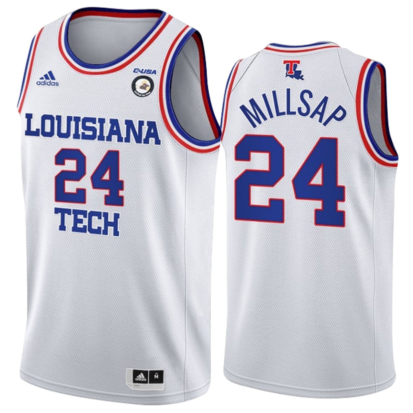 Paul Millsap Louisiana Tech Bulldogs 24 Jersey