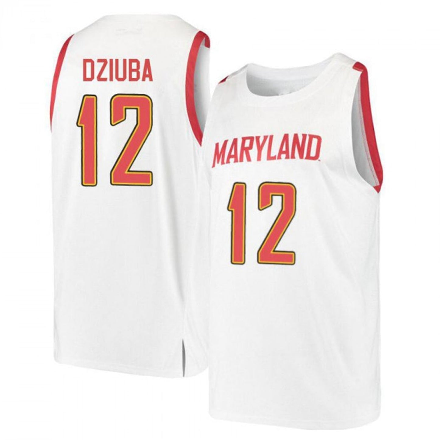 Pavlo Dziuba Maryland Terrapins 12 Jersey