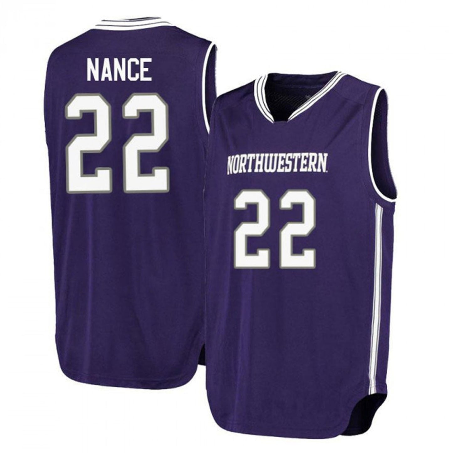 Pete Nance Northwestern Wildcats 22 Jersey