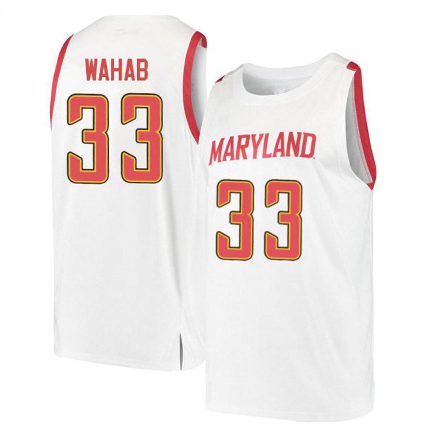 Qudus Wahab Maryland Terrapins 33 Jersey