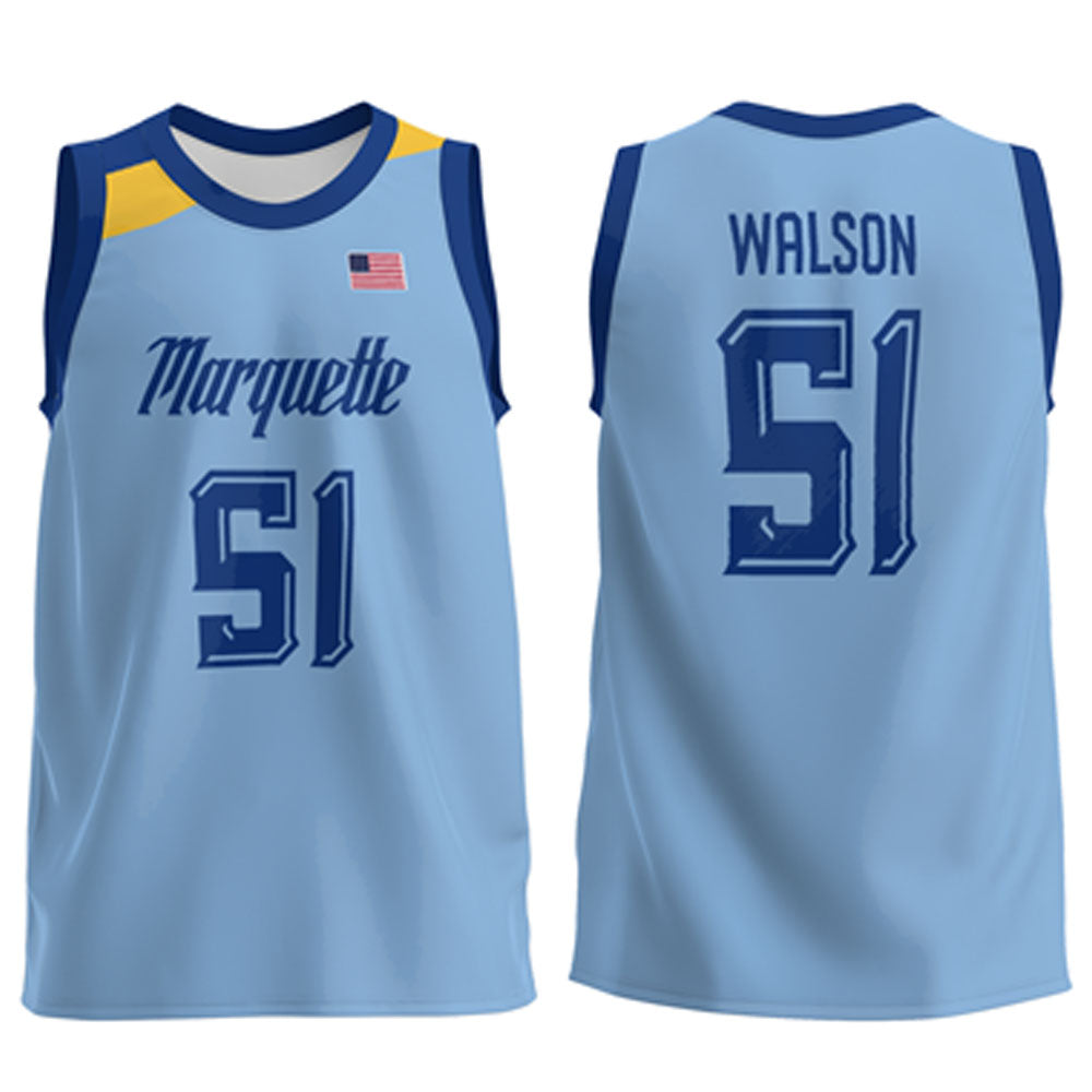 RJ Walson Marquette Golden Eagles 51 Jersey