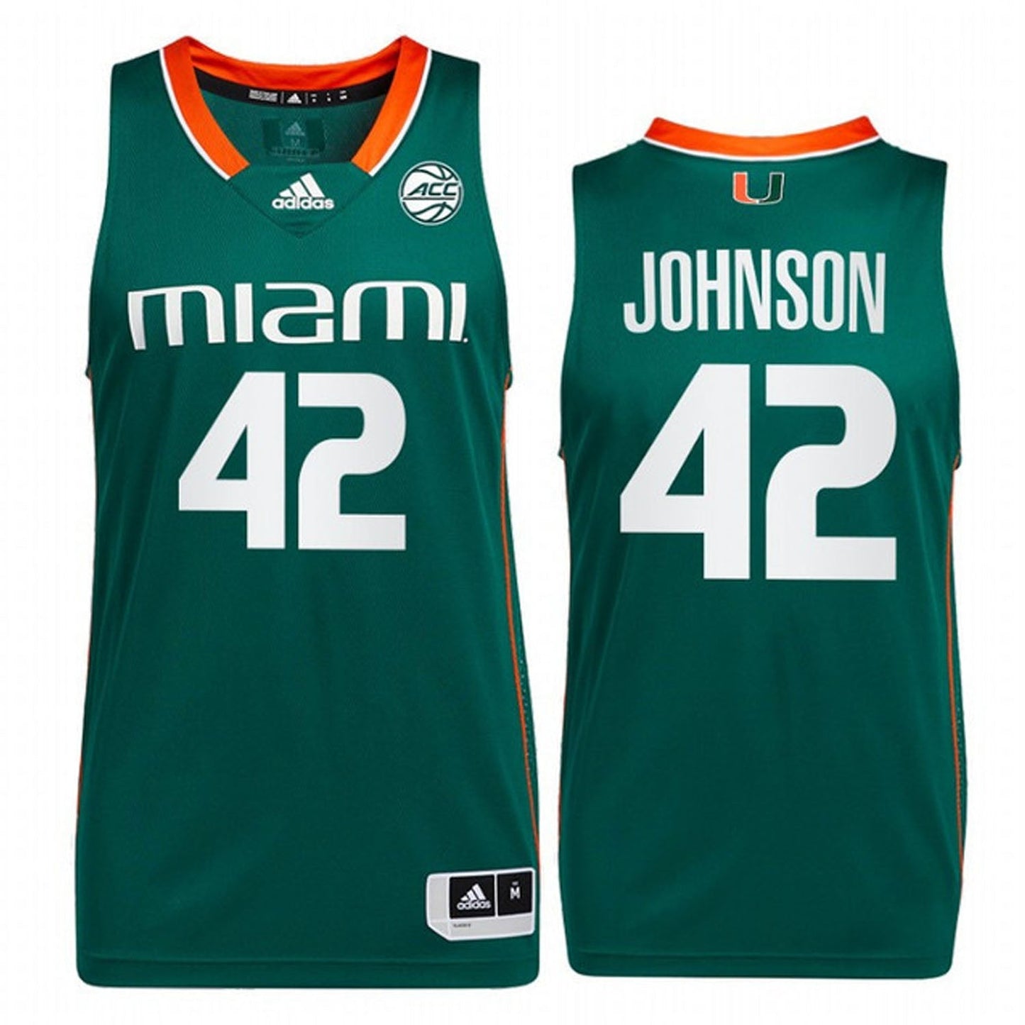 Reggie Johnson Miami Hurricanes 42 Jersey