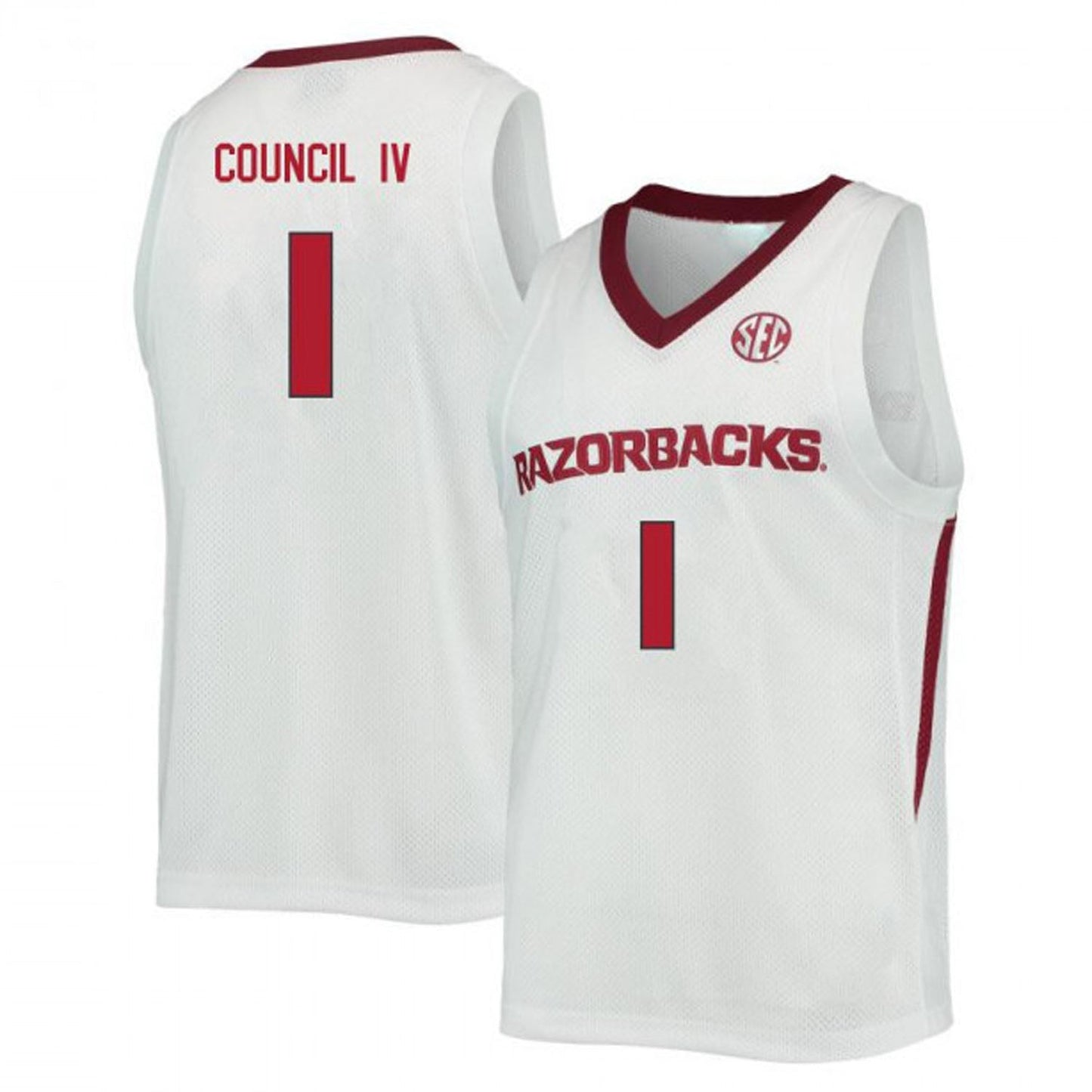 Ricky Council IV Arkansas Razorbacks 1 Jersey
