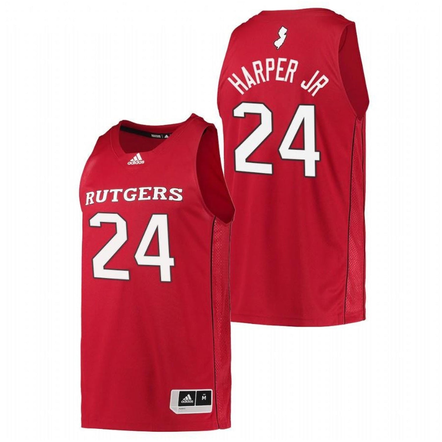 Ron Harper Jr. Rutgers Scarlet Knights 24 Jersey