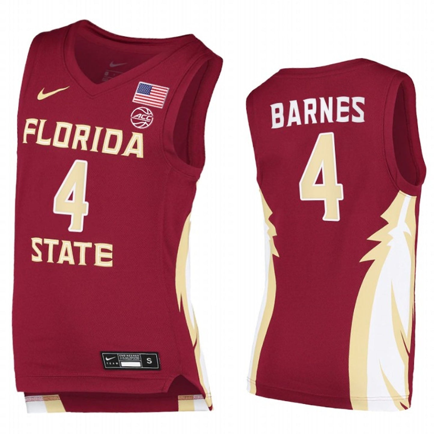 Scottie Barnes Florida State Seminoles 4 Jersey