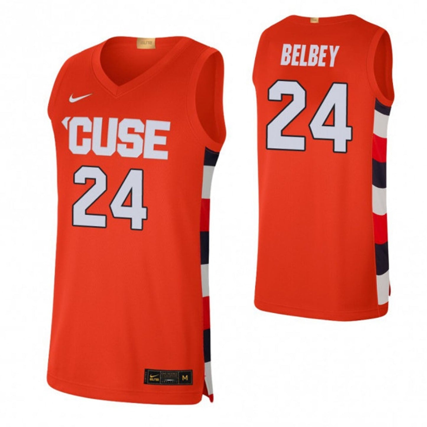 Shaun Belbey Syracuse Orange 24 Jersey