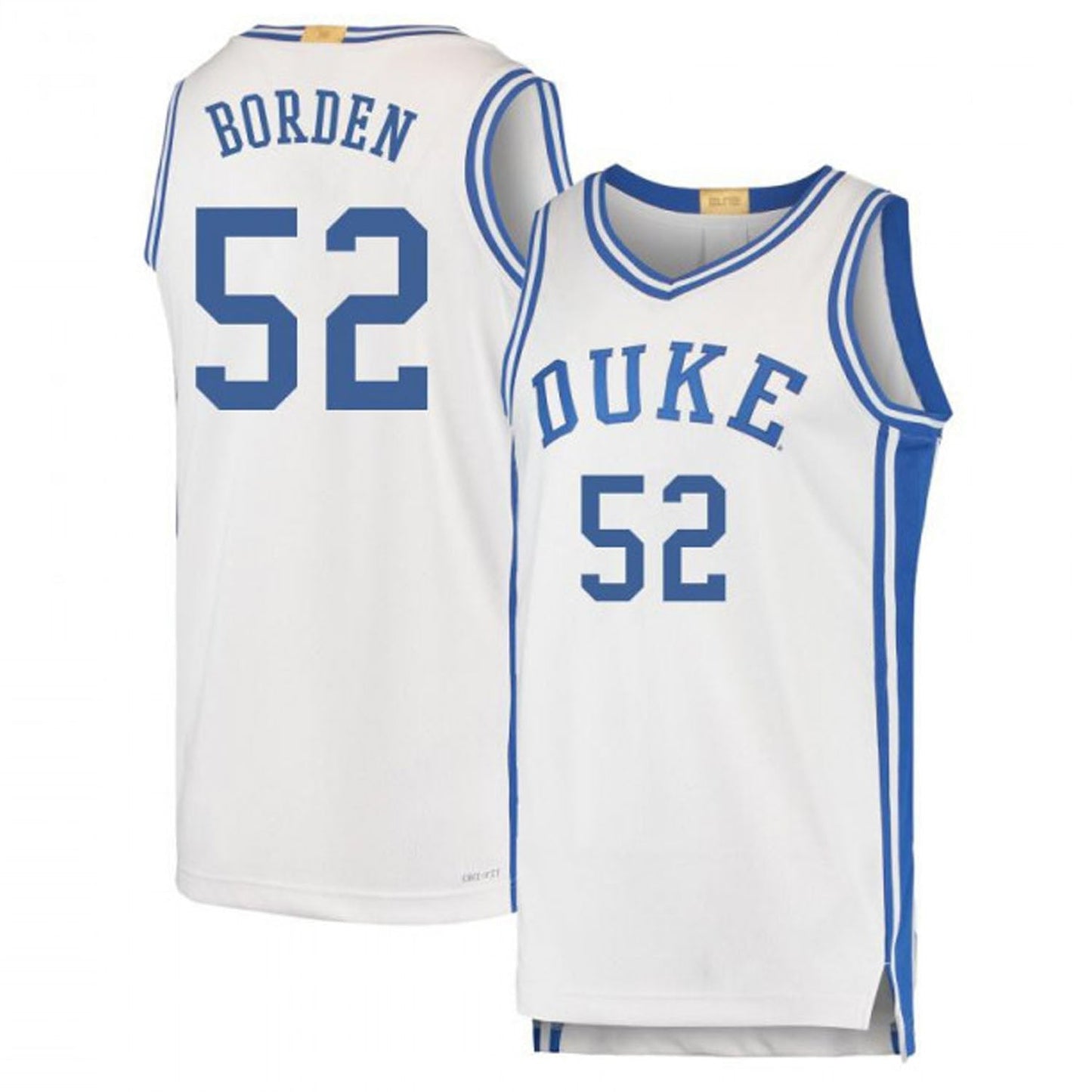 Stanley Borden Duke Blue Devils 52 Jersey