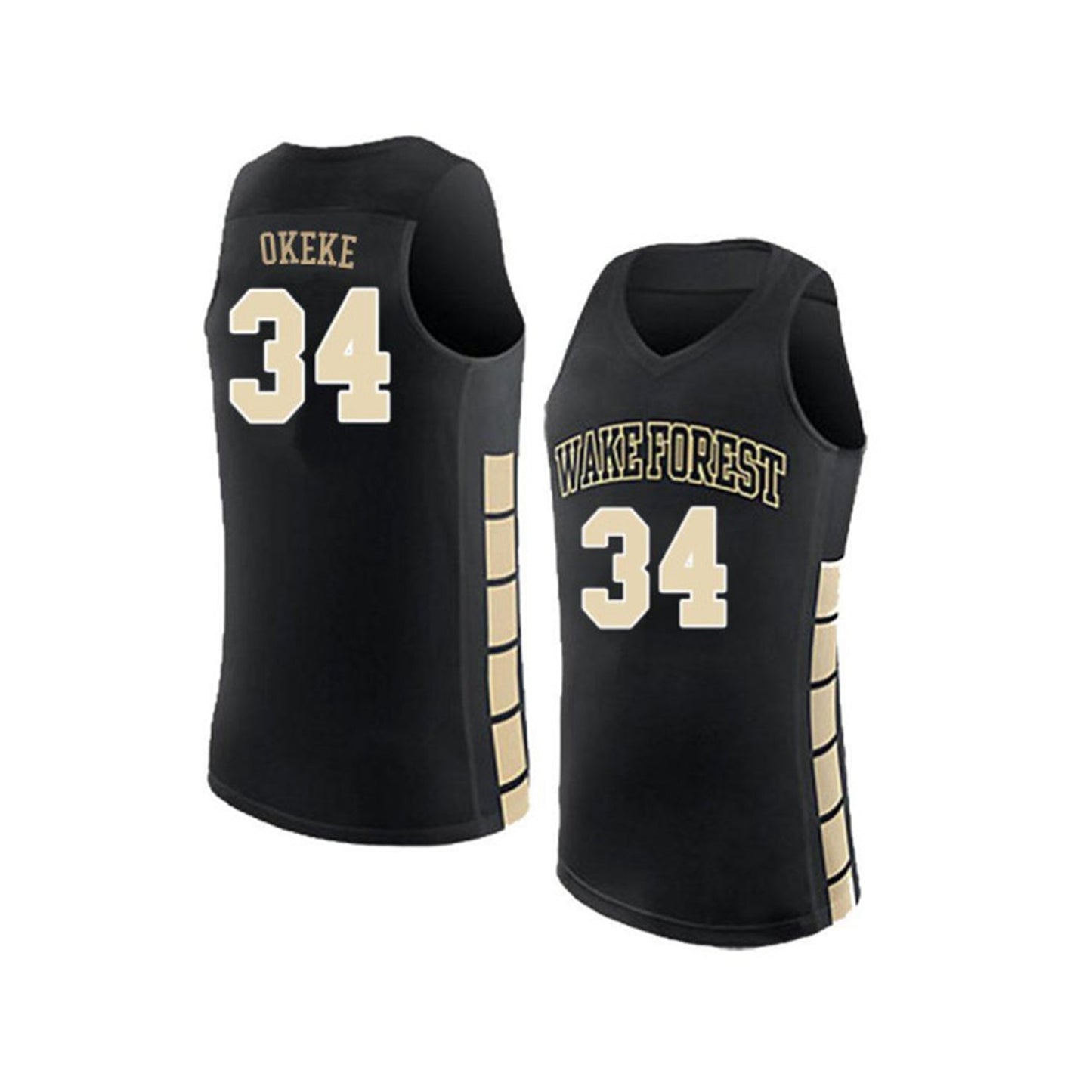 Sunday Okeke Wake Forest Demon Deacons 34 Jersey