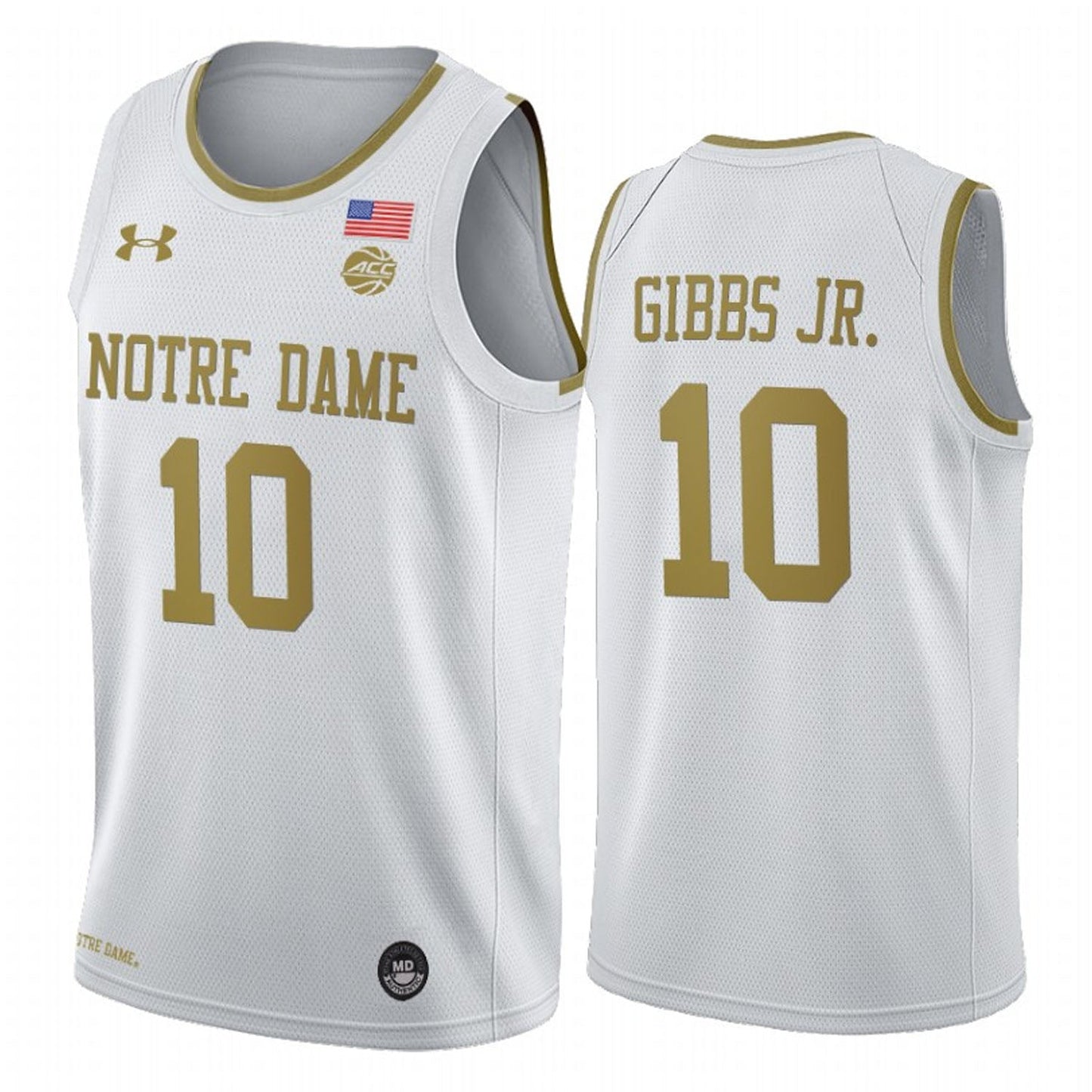 TJ Gibbs Jr. Notre Dame Fighting Irish 10 Jersey