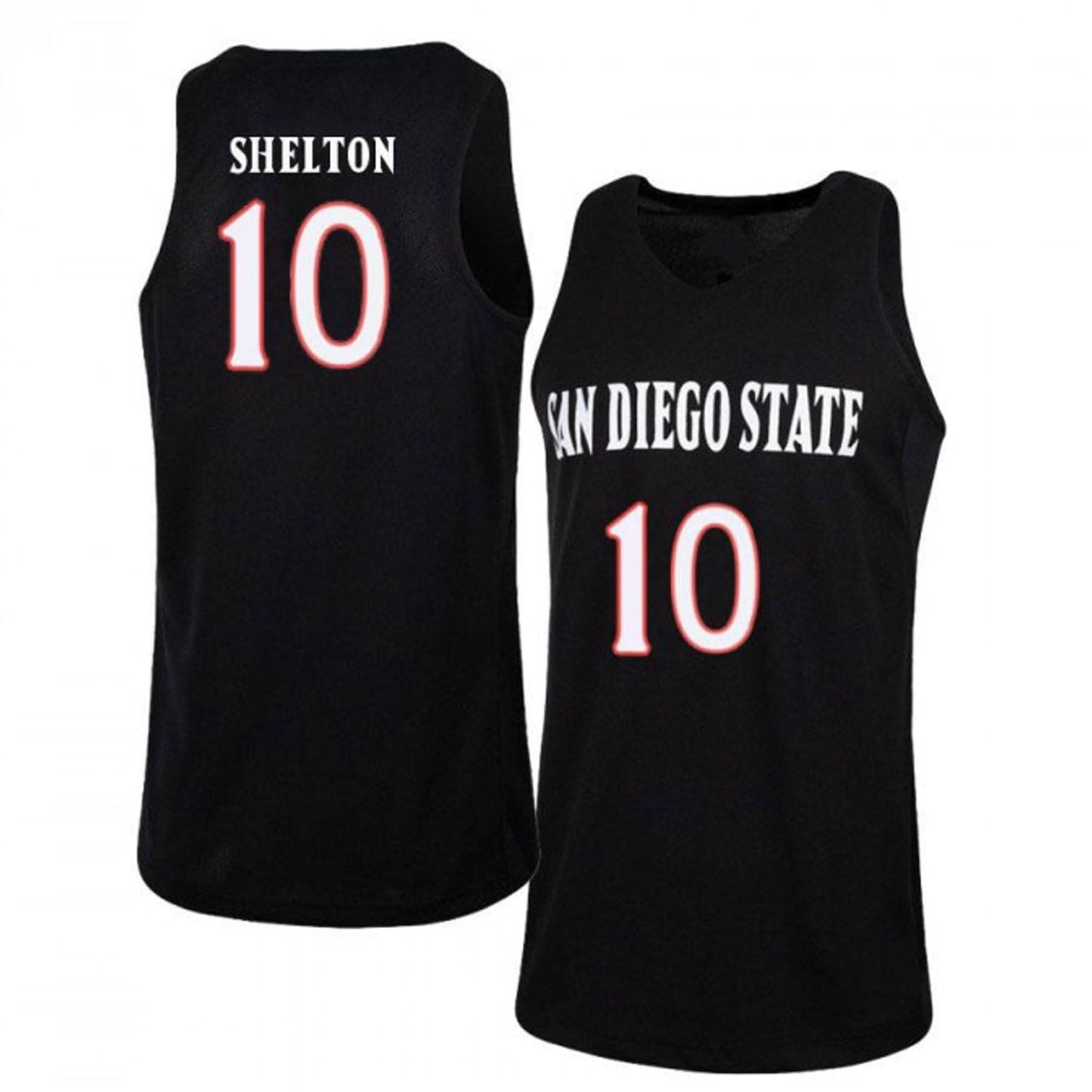 Tim Shelton San Diego State Aztecs 10 Jersey