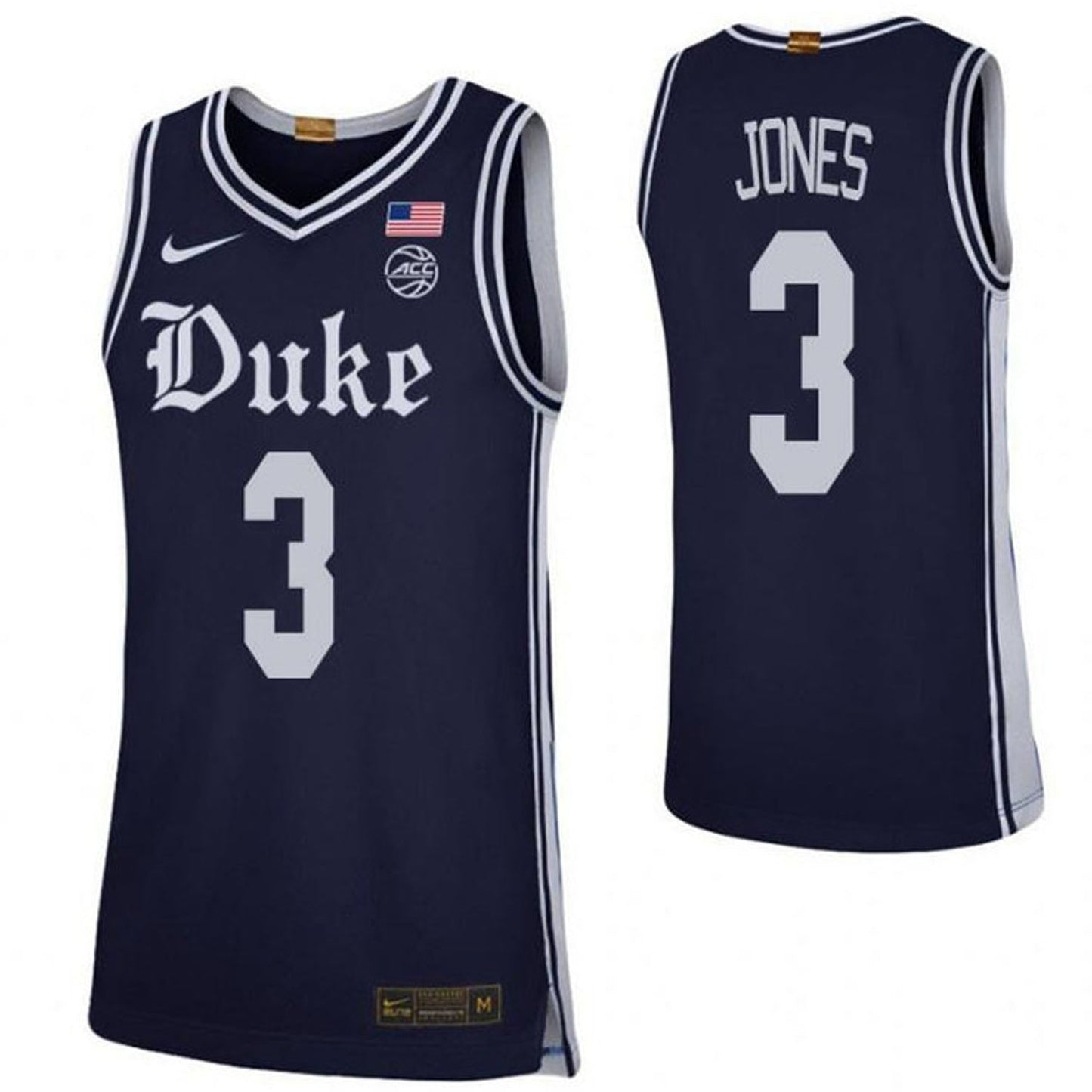 Tre Mann Duke Blue Devils 3 Jersey
