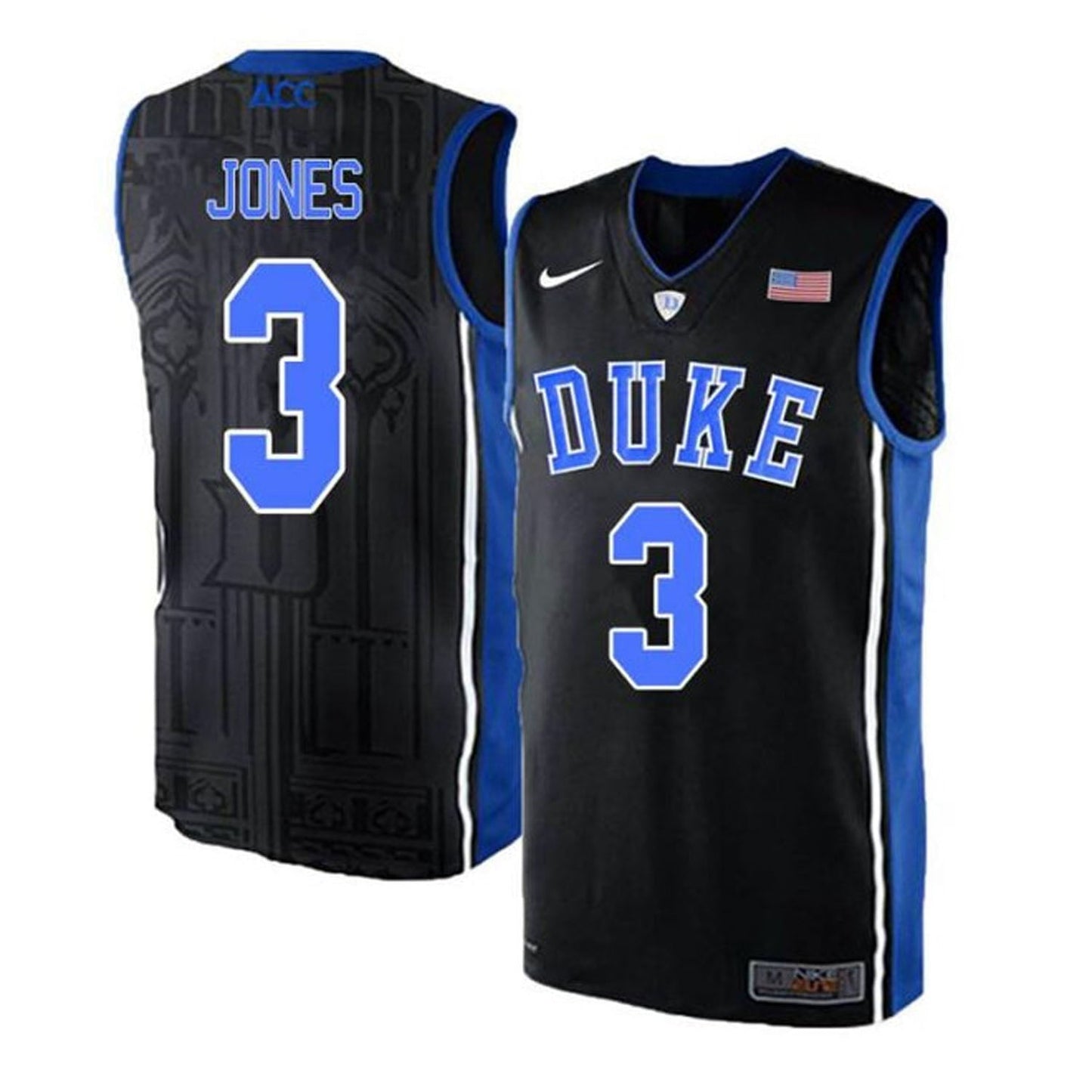 Tre Mann Duke Blue Devils 3 Jersey